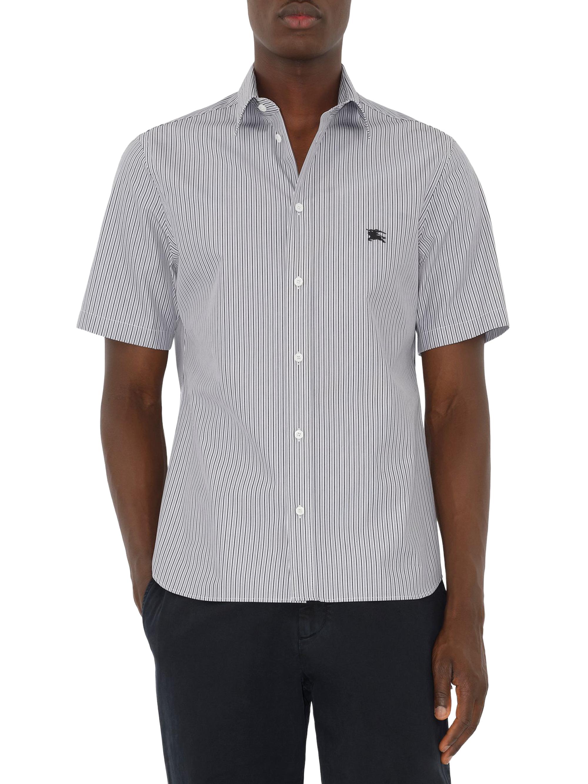 Burberry Striped Cotton Short-Sleeve Shirt | Saks Fifth Avenue