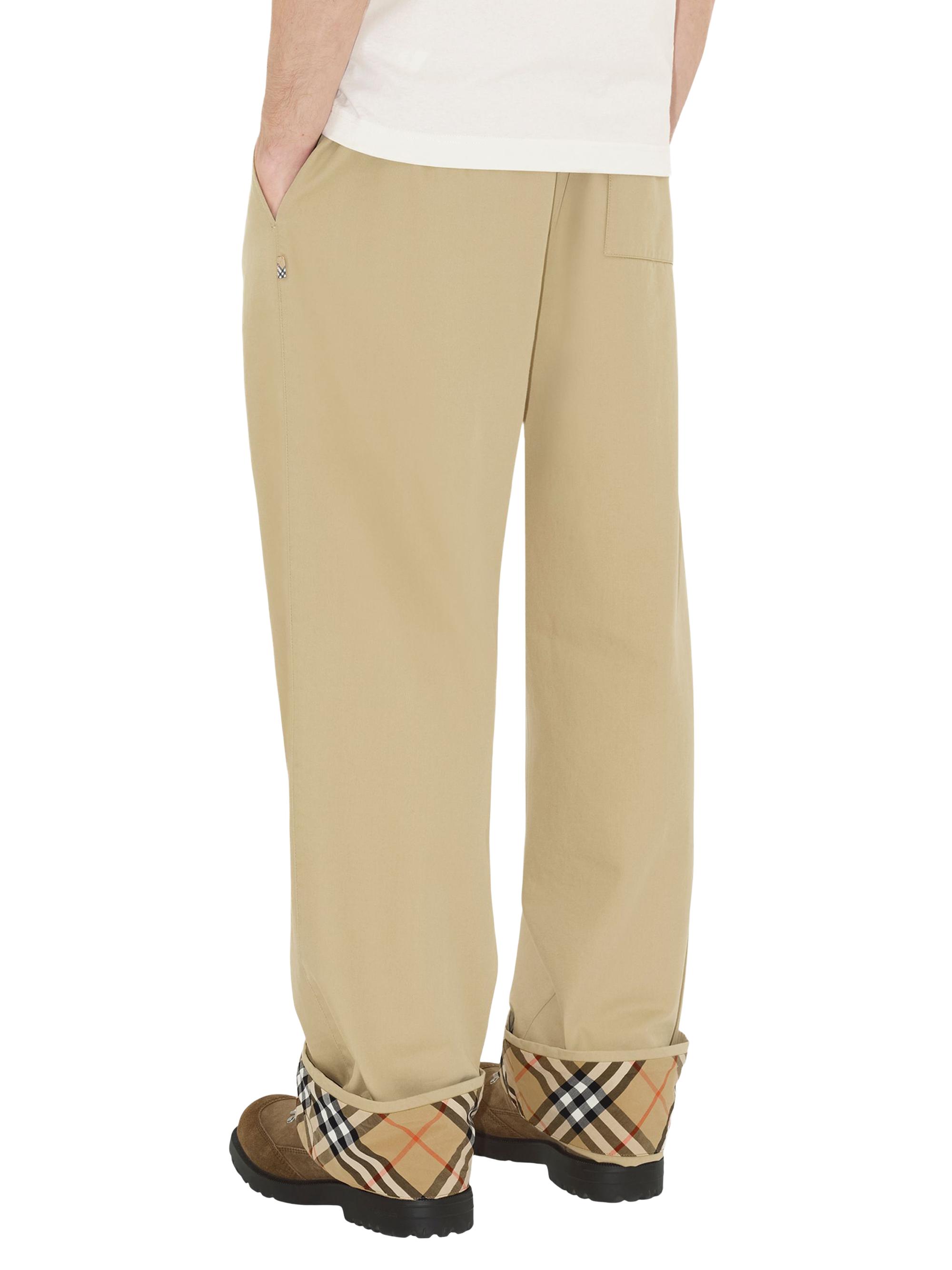 Burberry Griffin Cotton Gabardine Trousers | Saks Fifth Avenue