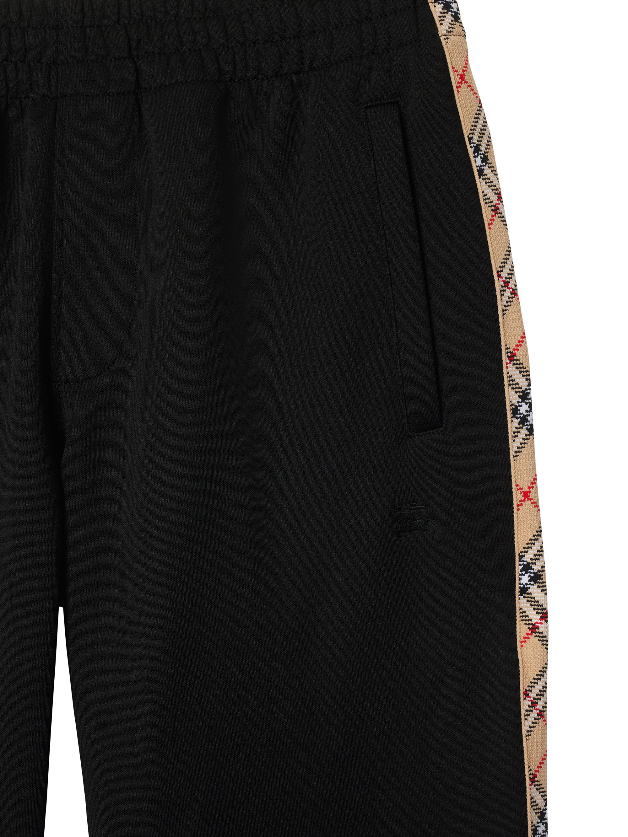 Burberry Check Trim Track Pants | Saks Fifth Avenue