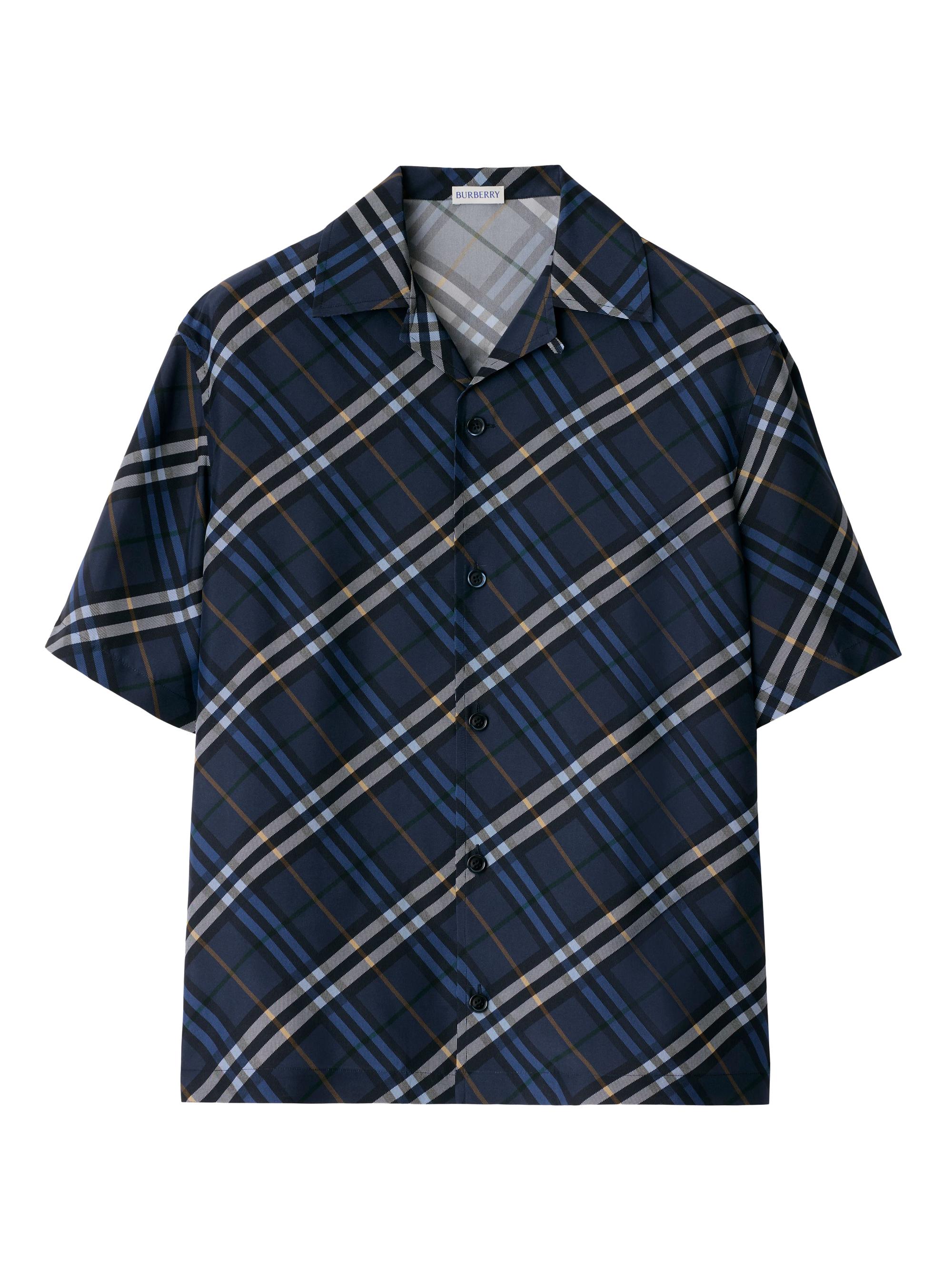 Burberry Summerton Check Button-Front Shirt | Saks Fifth Avenue