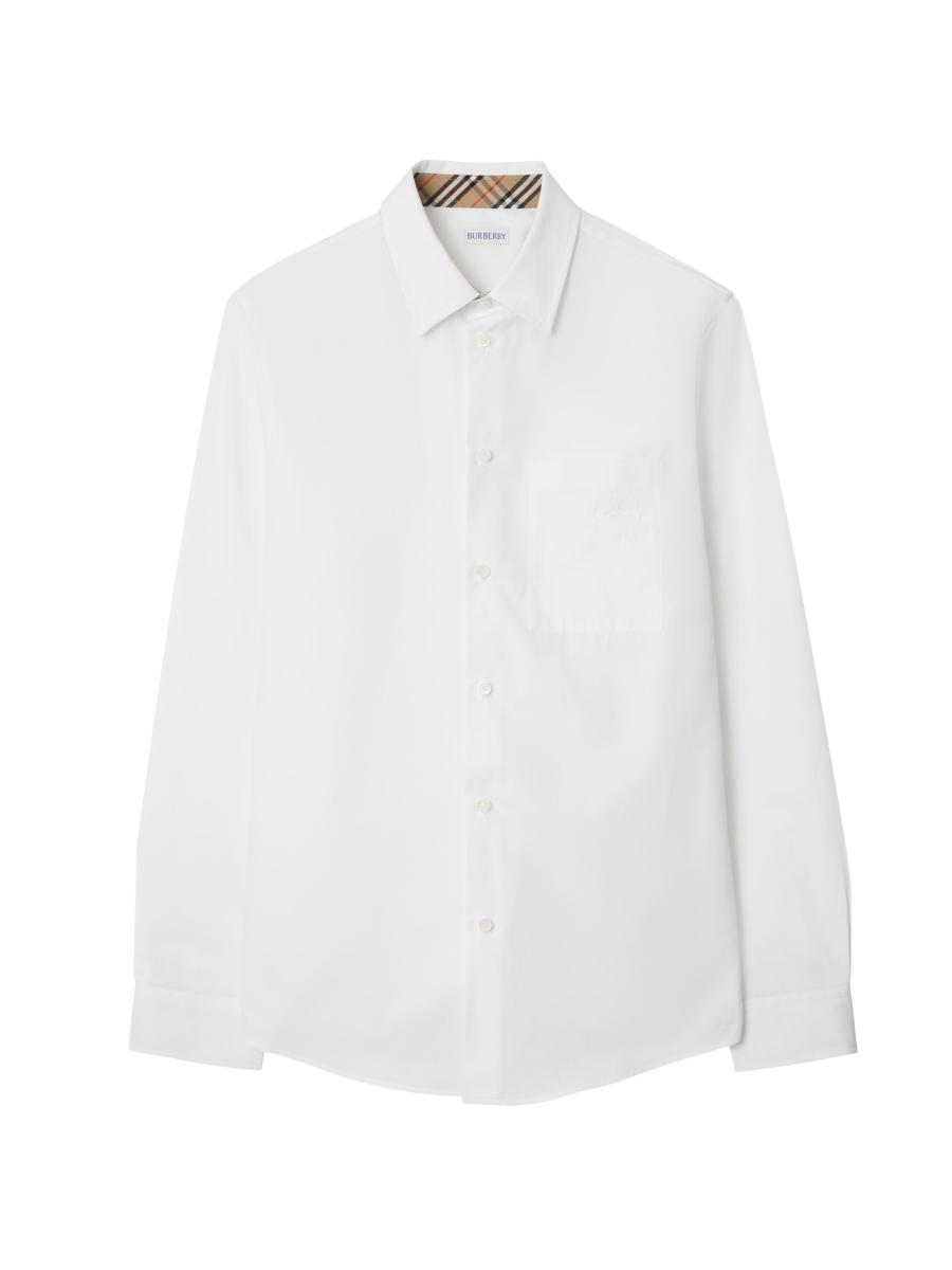 Burberry Sebastian Cotton Poplin Shirt | Saks Fifth Avenue