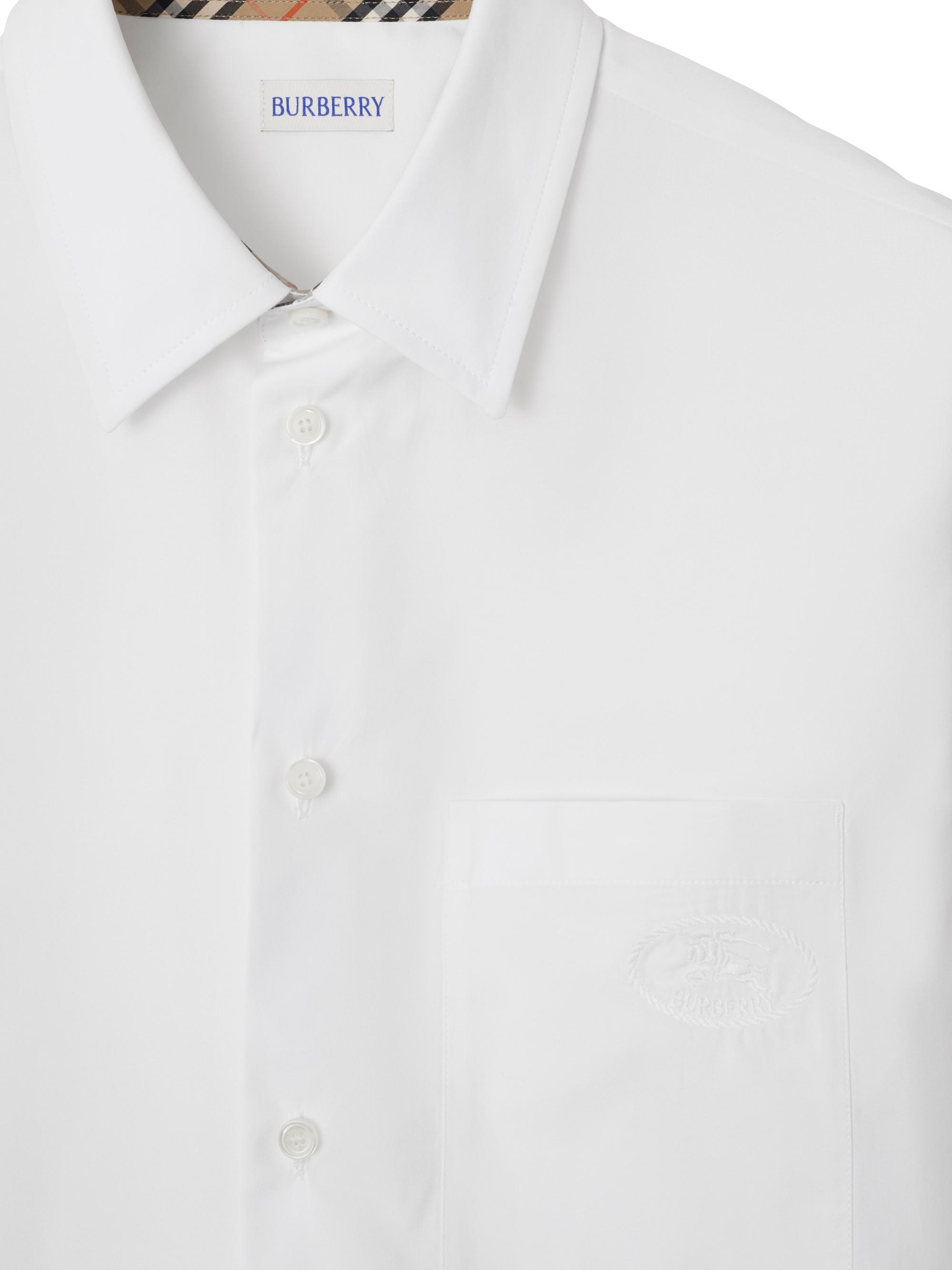 Burberry Sebastian Cotton Poplin Shirt | Saks Fifth Avenue