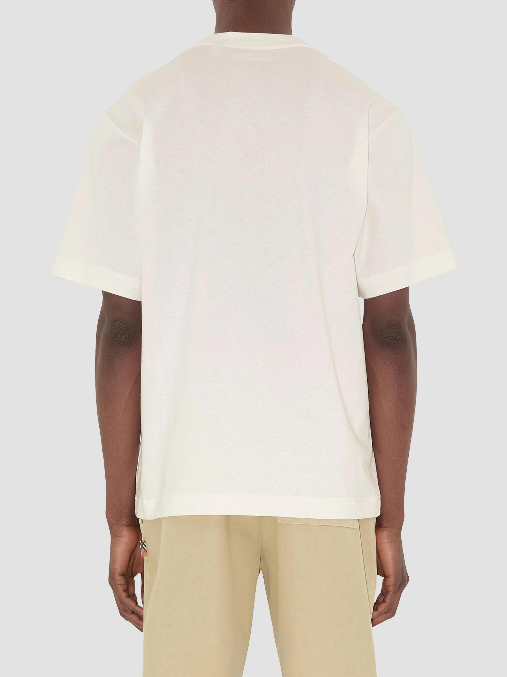 Burberry Ryan Cross-Stitch EKD Cotton T-Shirt | Saks Fifth Avenue