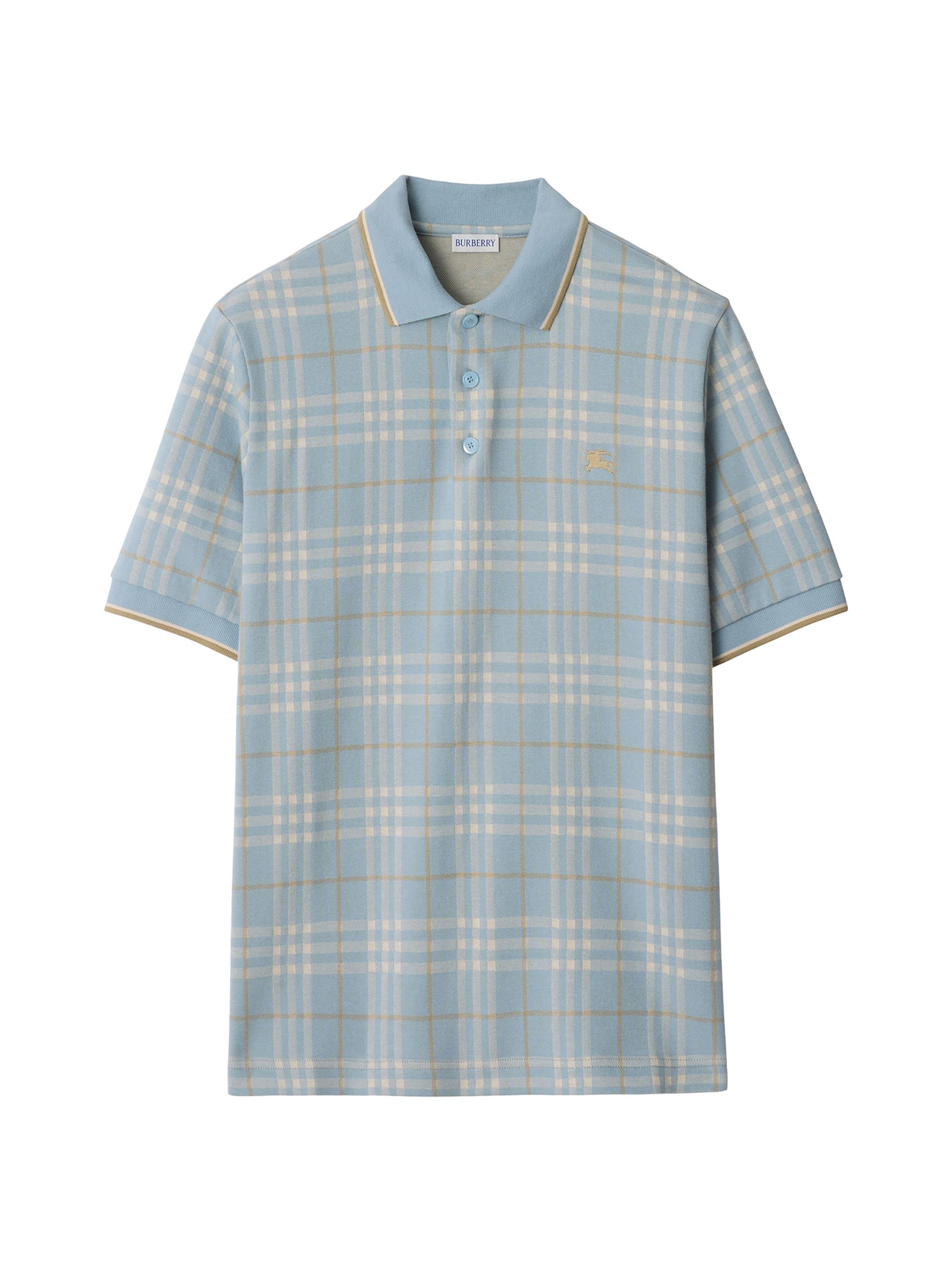 Burberry Burberry Checked Cotton Polo Shirt | Saks Fifth Avenue