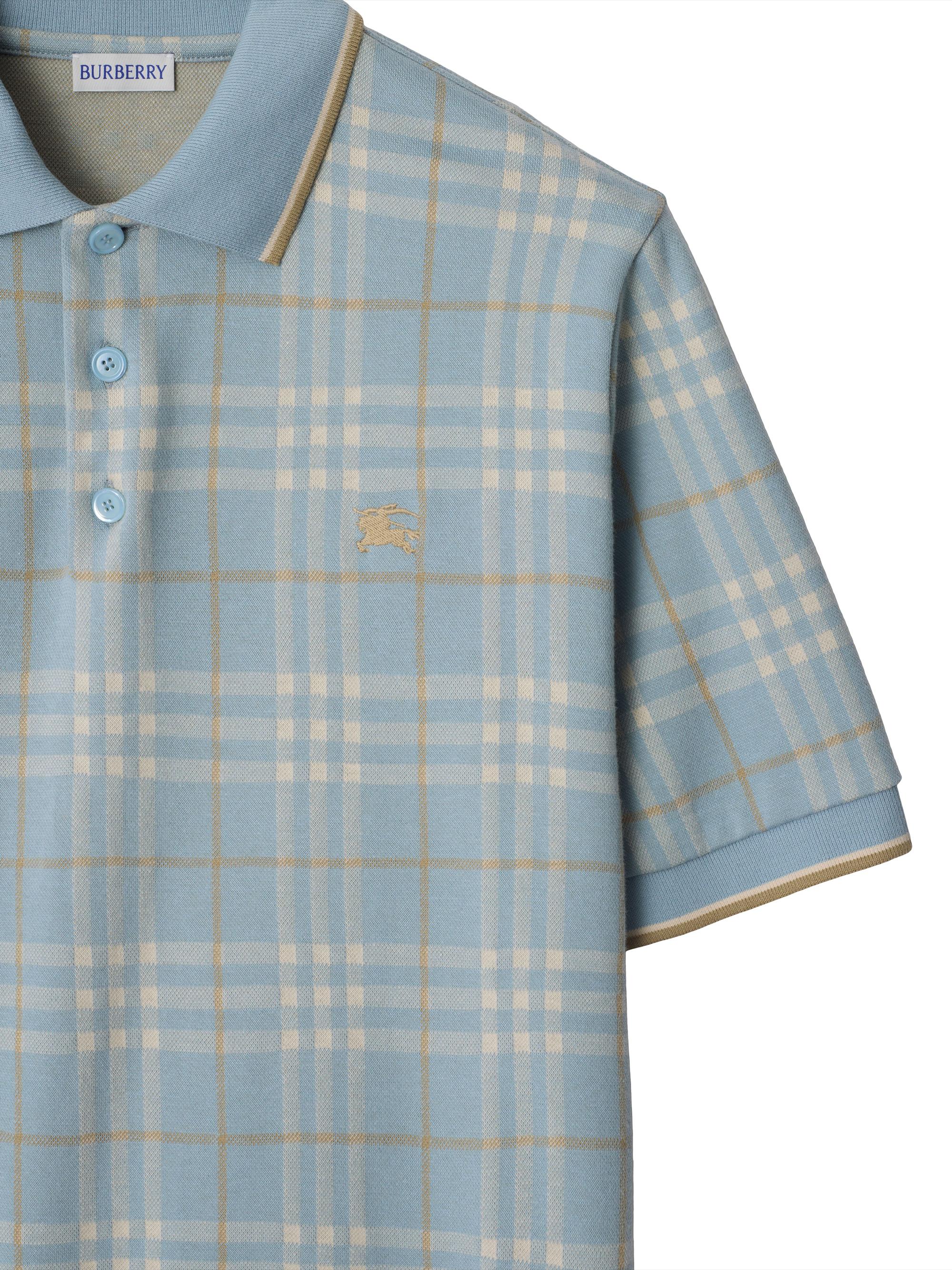 Burberry Burberry Checked Cotton Polo Shirt | Saks Fifth Avenue
