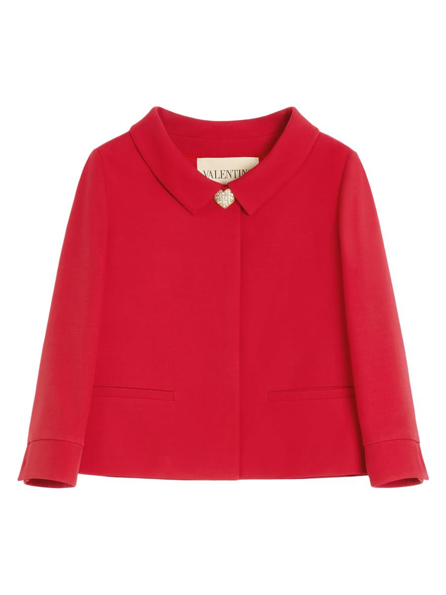 Valentino Garavani Crepe Couture Jacket | Saks Fifth Avenue