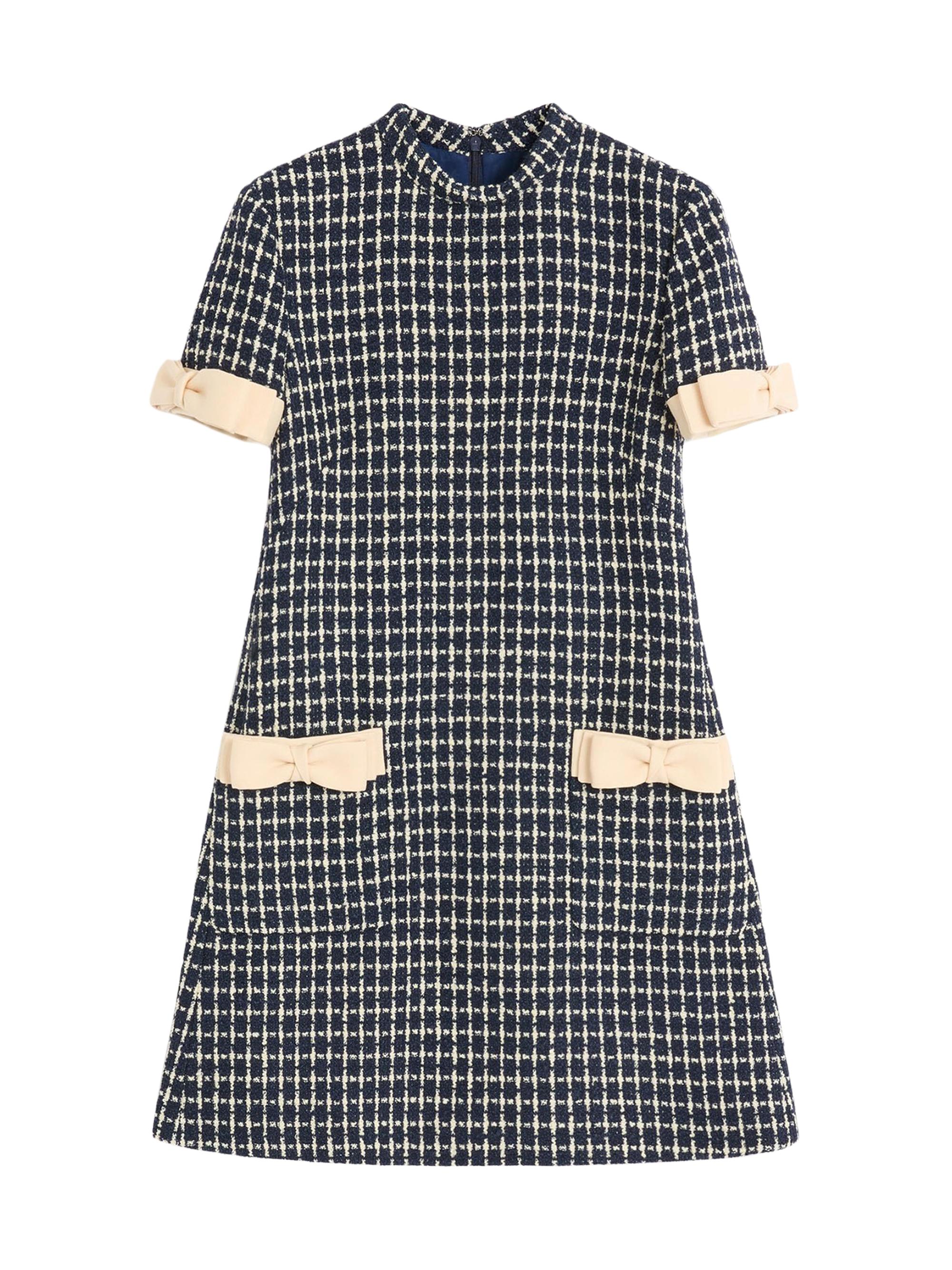 Valentino Garavani Women's Bouclé Short Dress - Navy