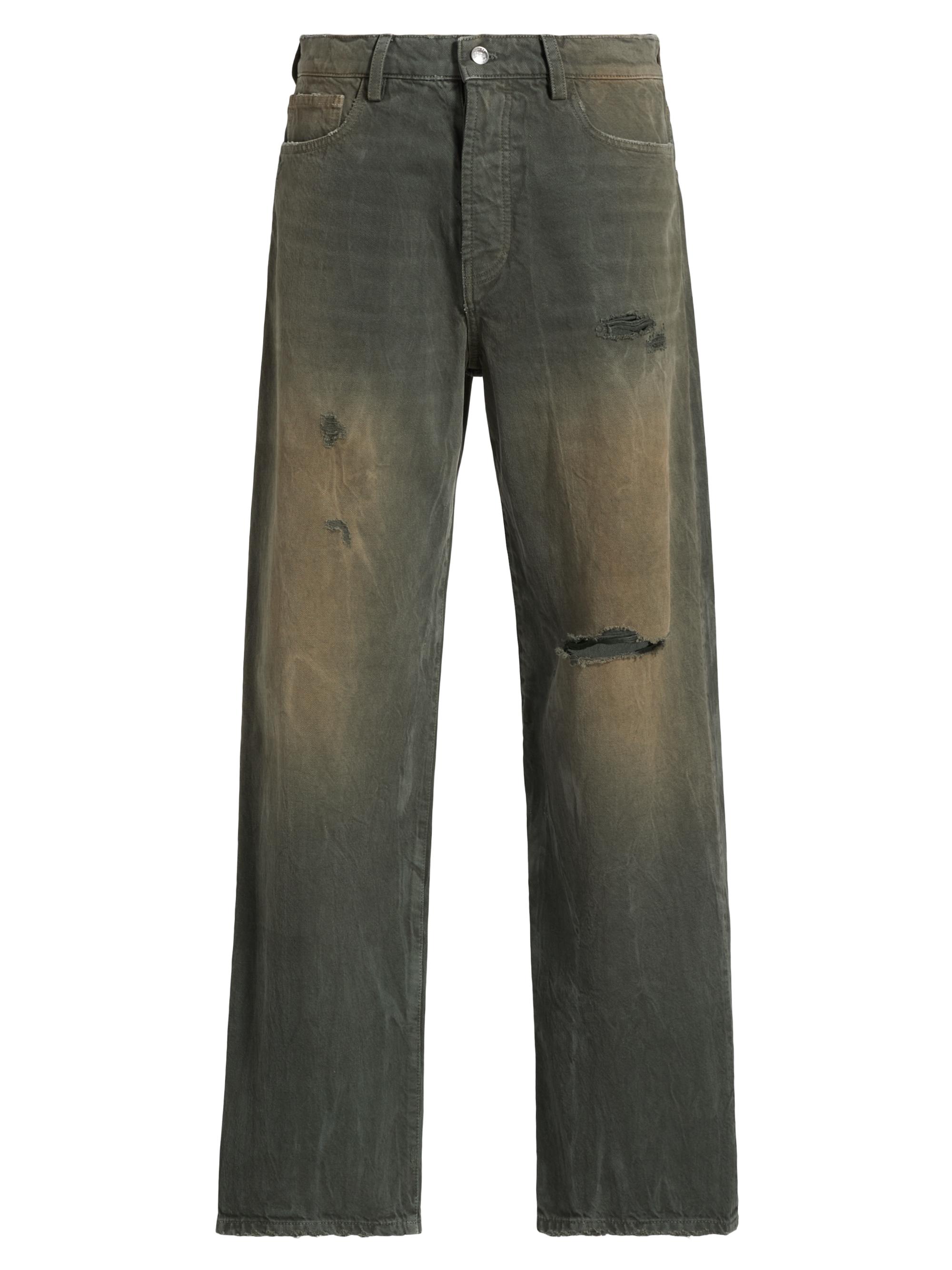 Nahmias Men's Baggy Denim Jeans - Forest Wash