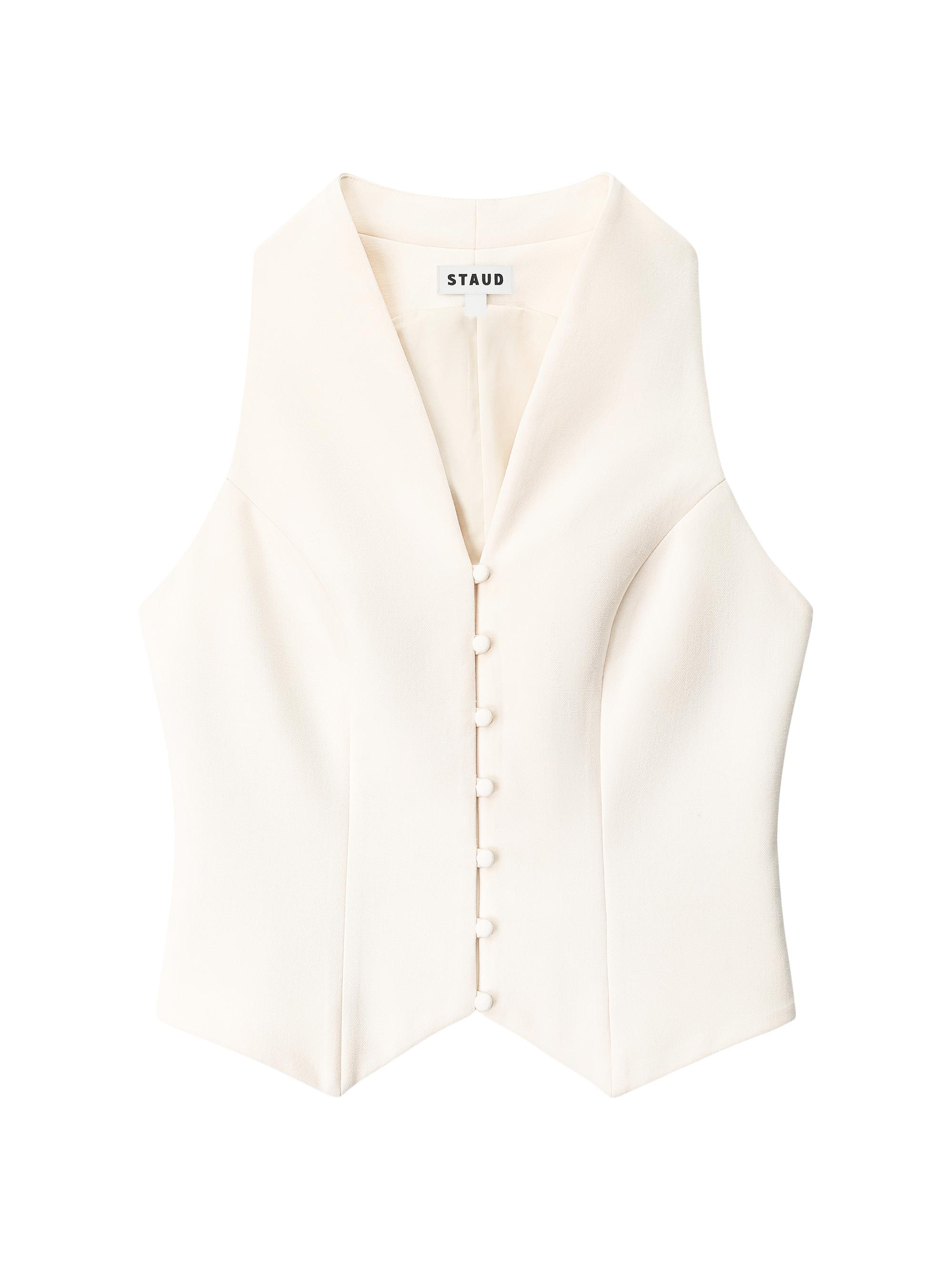 Staud Stella Vest Top | Saks Fifth Avenue