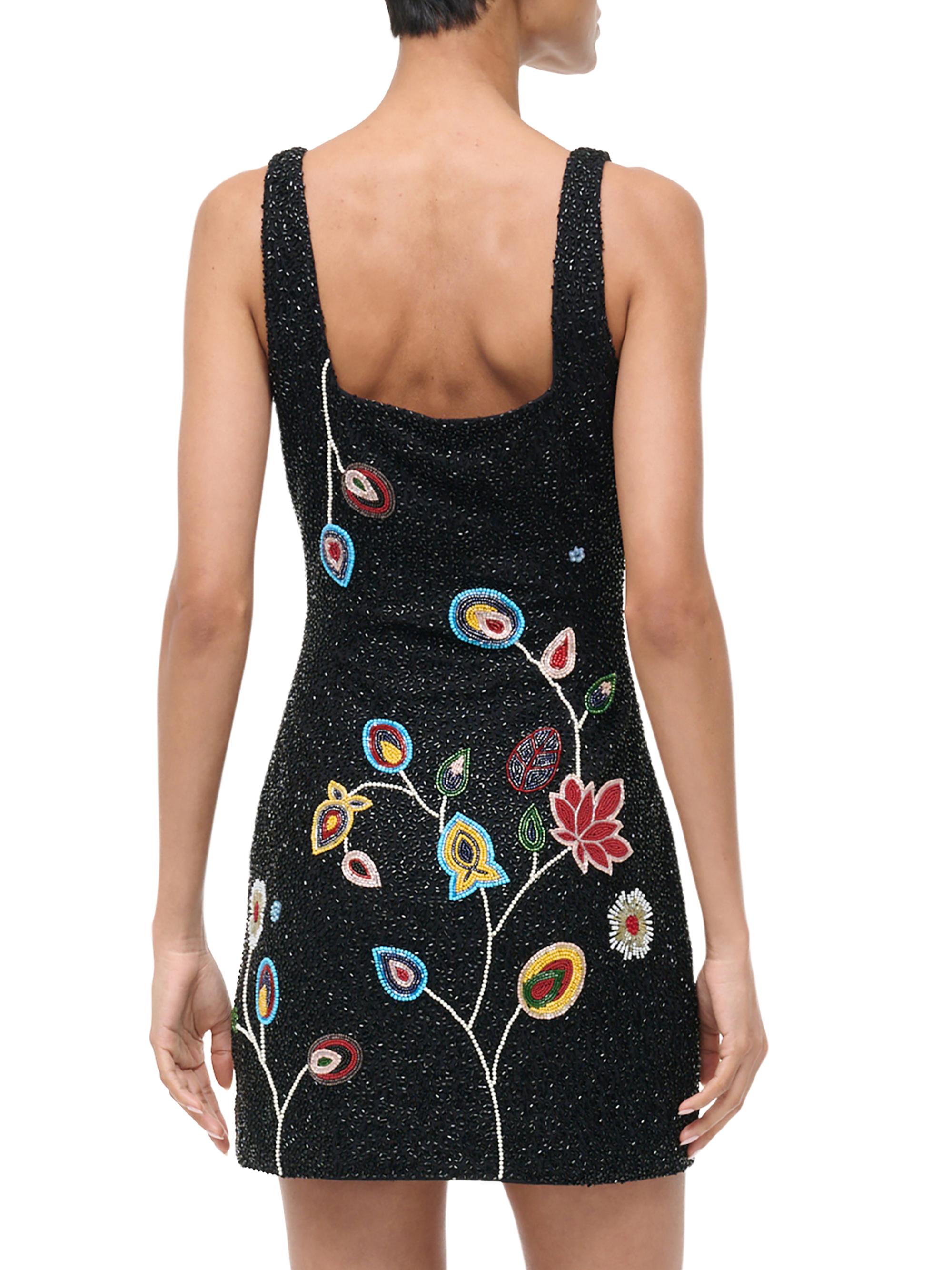 le sable beaded mini dress Le Sable beaded minidress in black - Staud