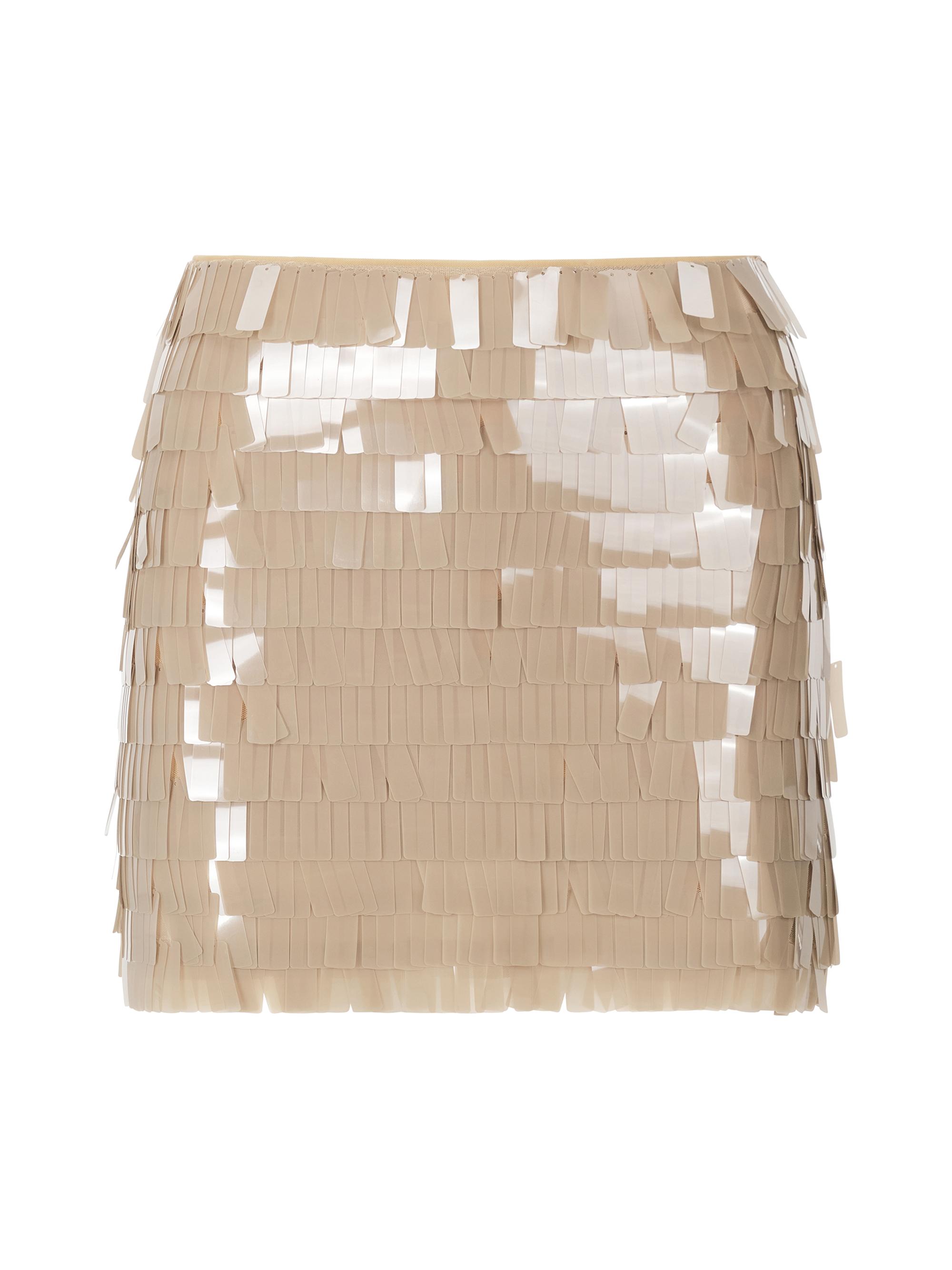 Staud Women's Max Paillette Miniskirt - Riverstone