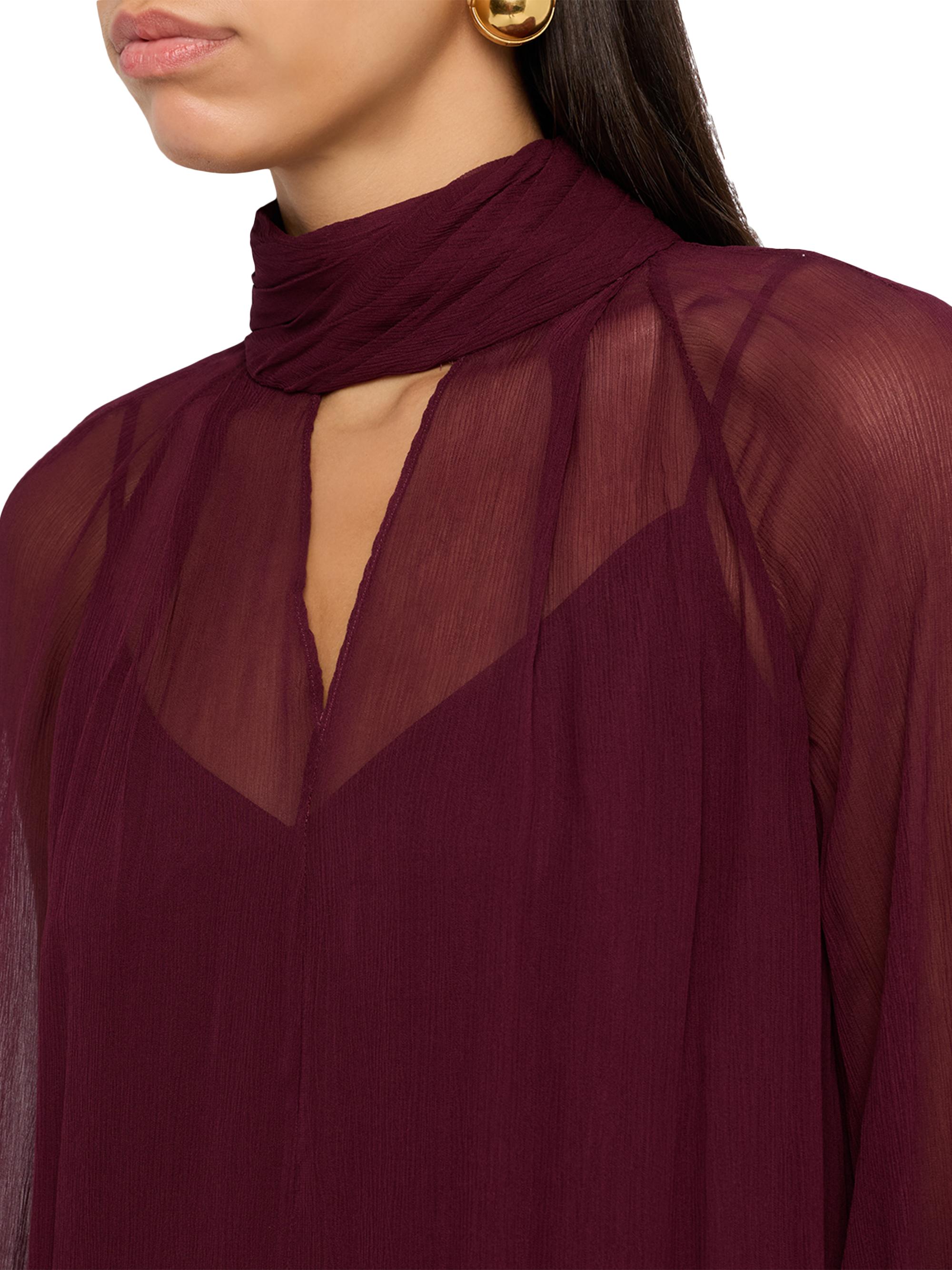 Staud Esther Semi-Sheer Minidress | Saks Fifth Avenue