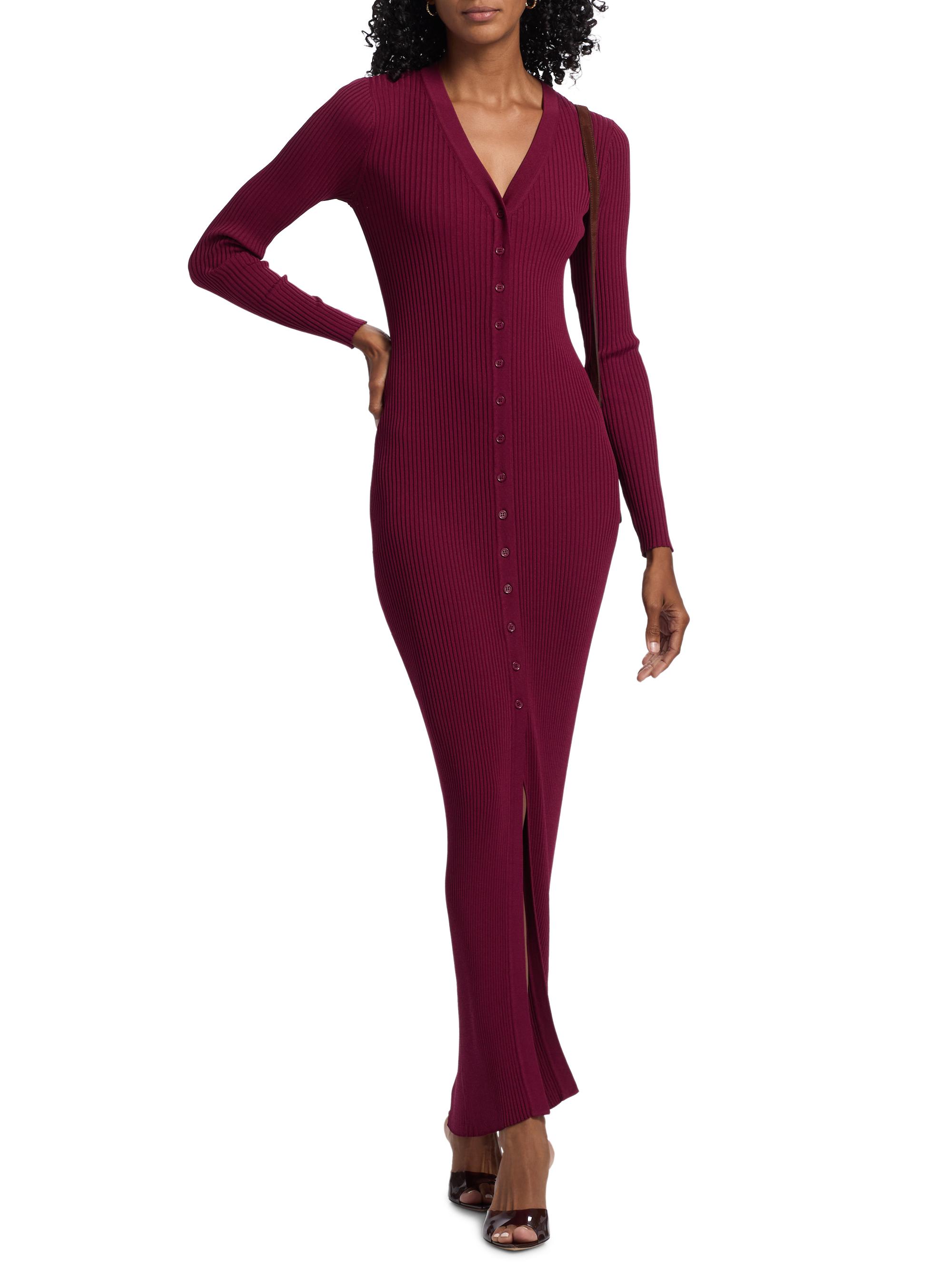 Staud Maxi Shoko Sweater Dress | Red | Size S | Shopbop