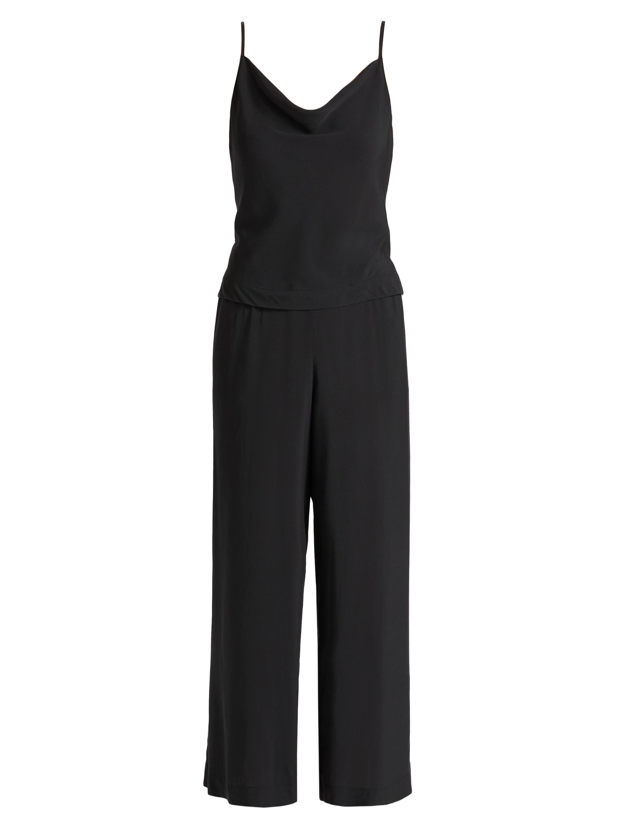Natori Women's Sleek Challis Pajamas - Black