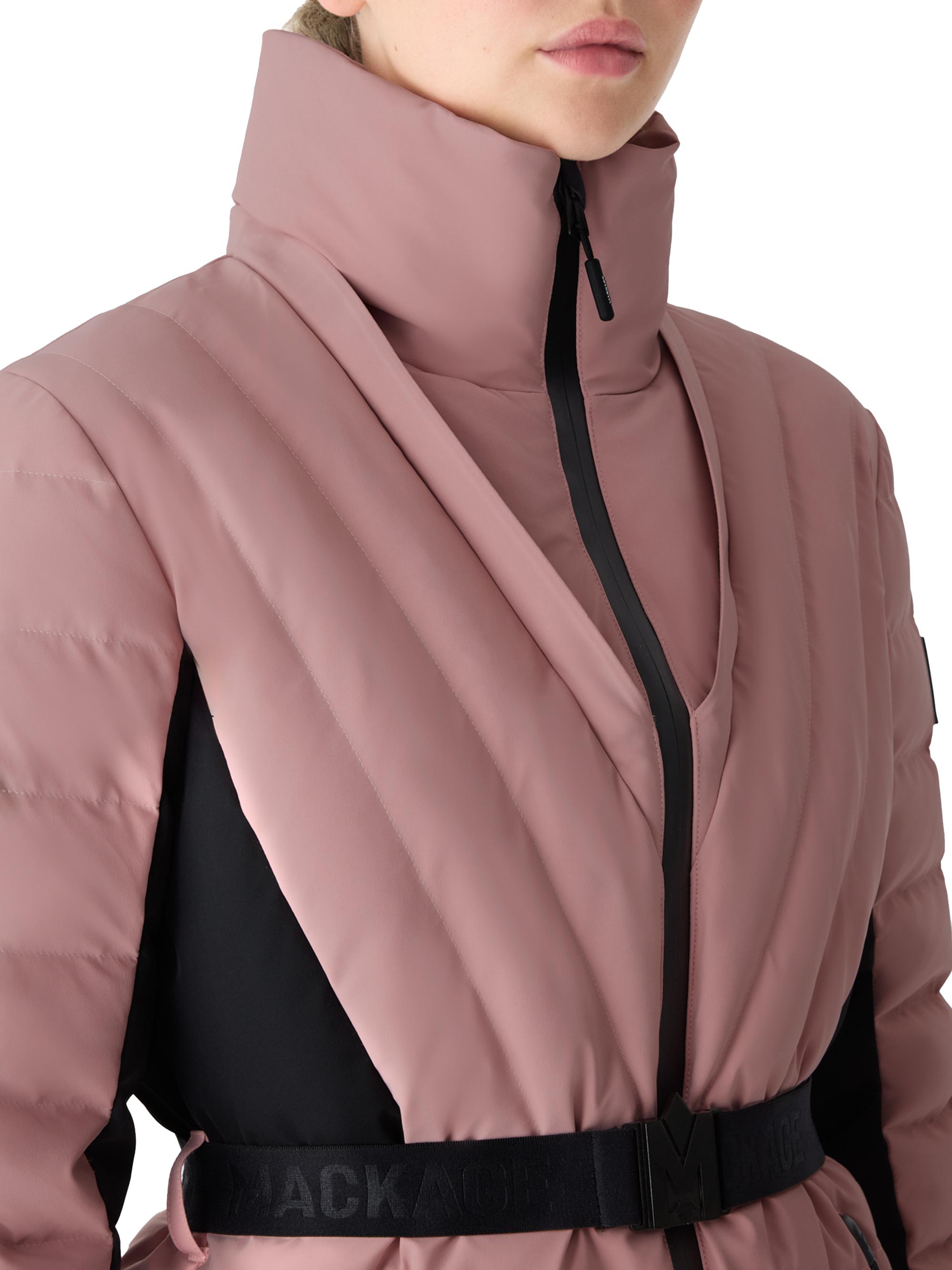 Mackage Women's Elita Belted Down Ski Jacket - Blush | Thumbnail 6