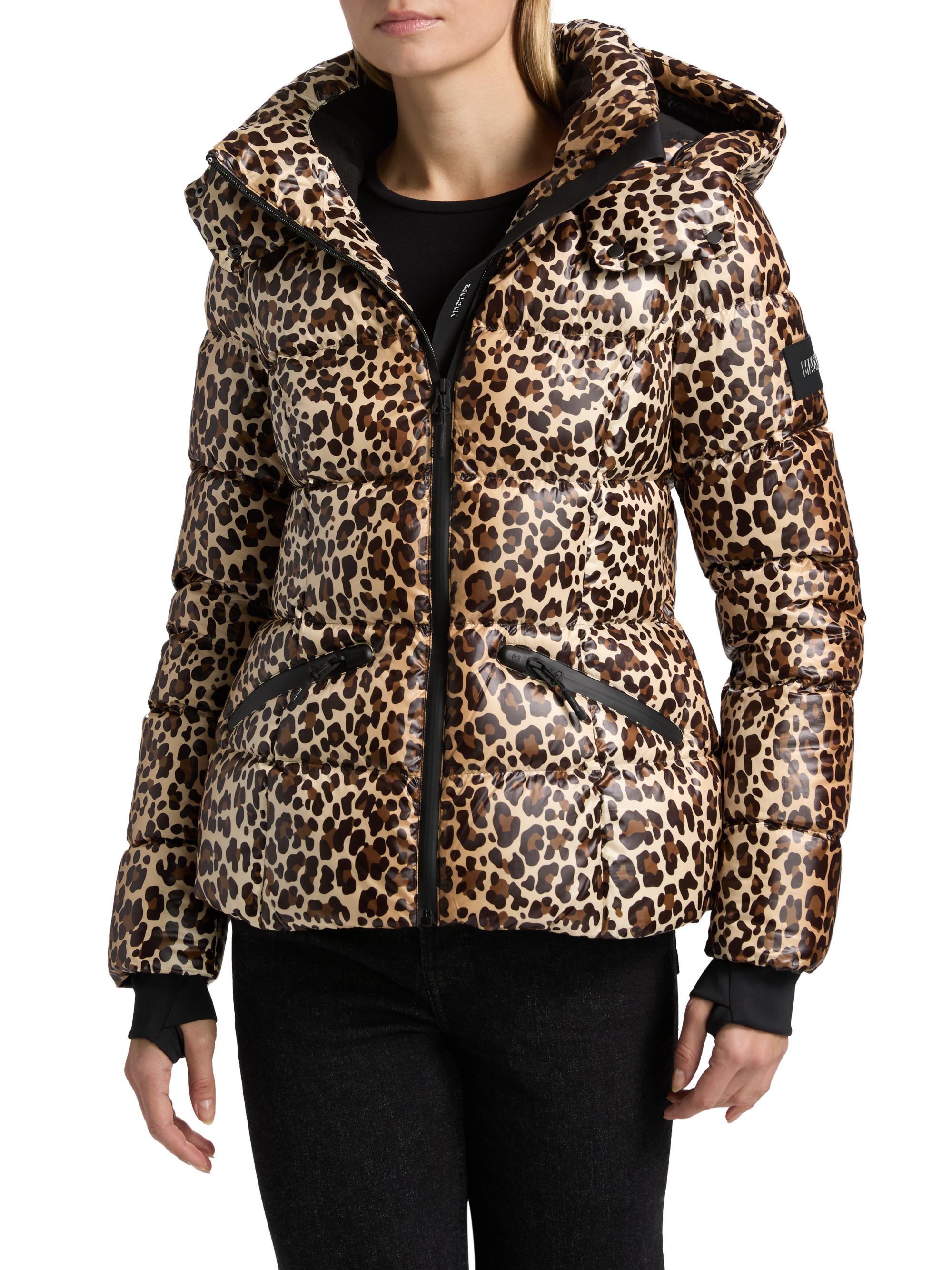 Mackage Cheryl Cheetah Down Puffer Jacket | Saks Fifth Avenue