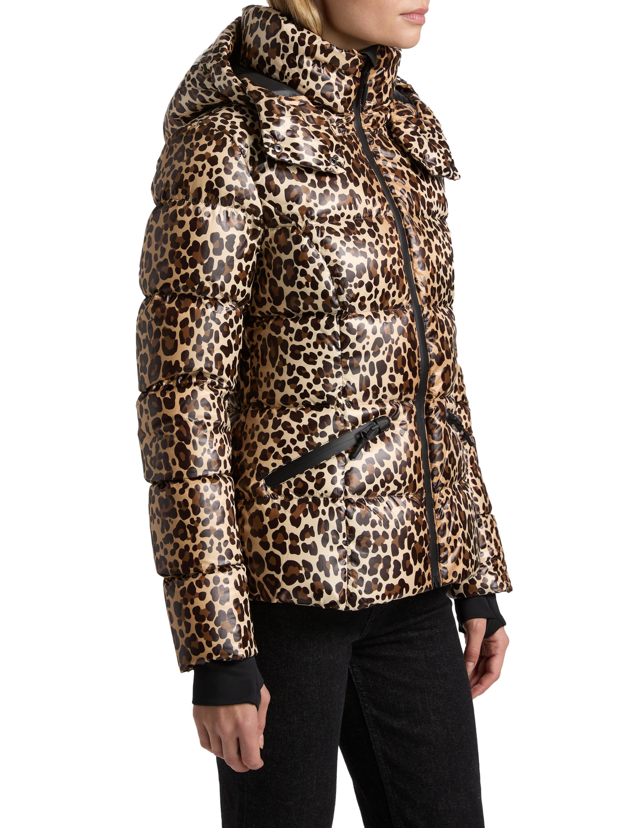 Mackage Cheryl Cheetah Down Puffer Jacket | Saks Fifth Avenue