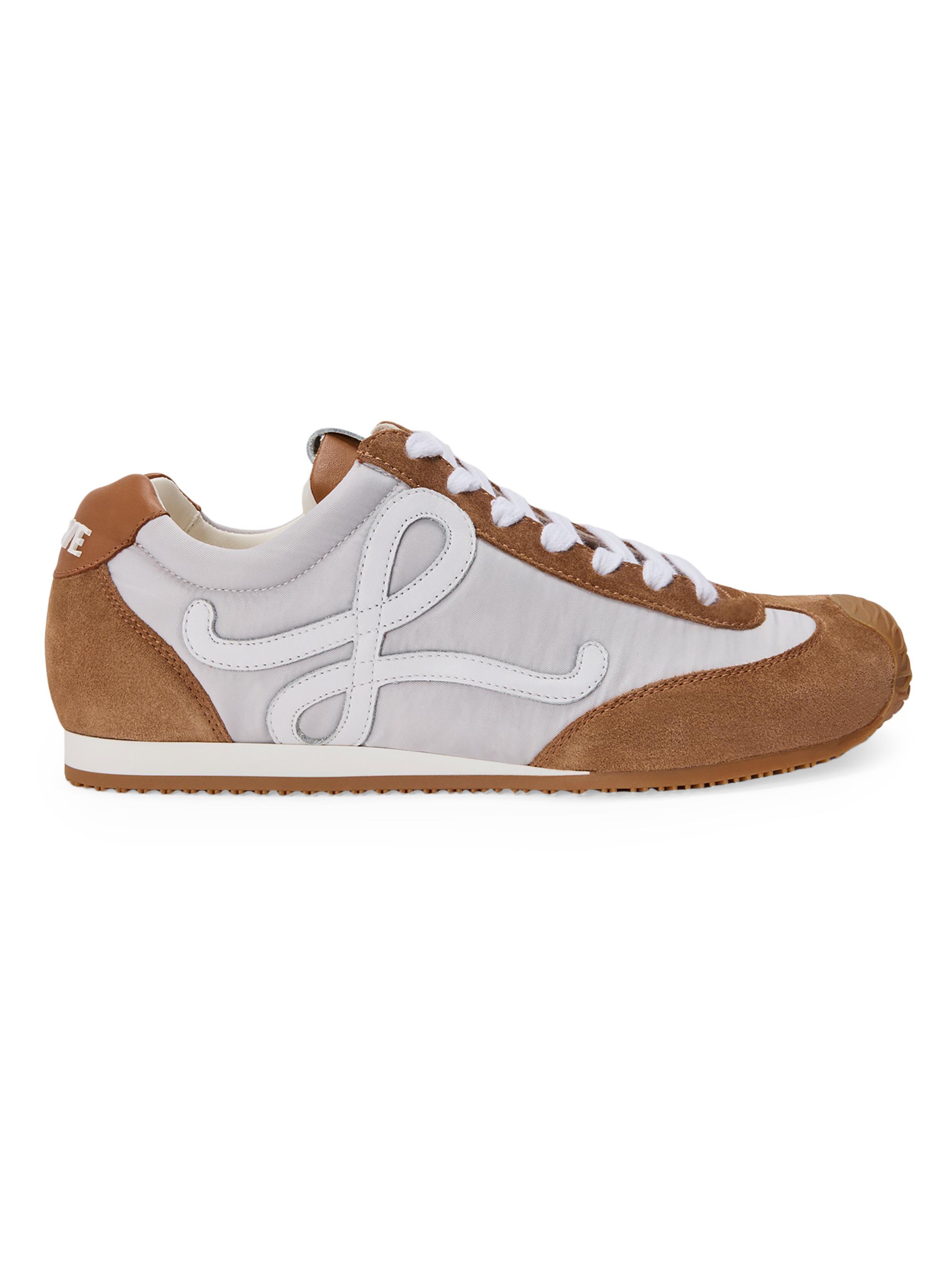 LOEWE Women's Ballet Runner 2.0 Low-Top Sneakers - Grey White Tan