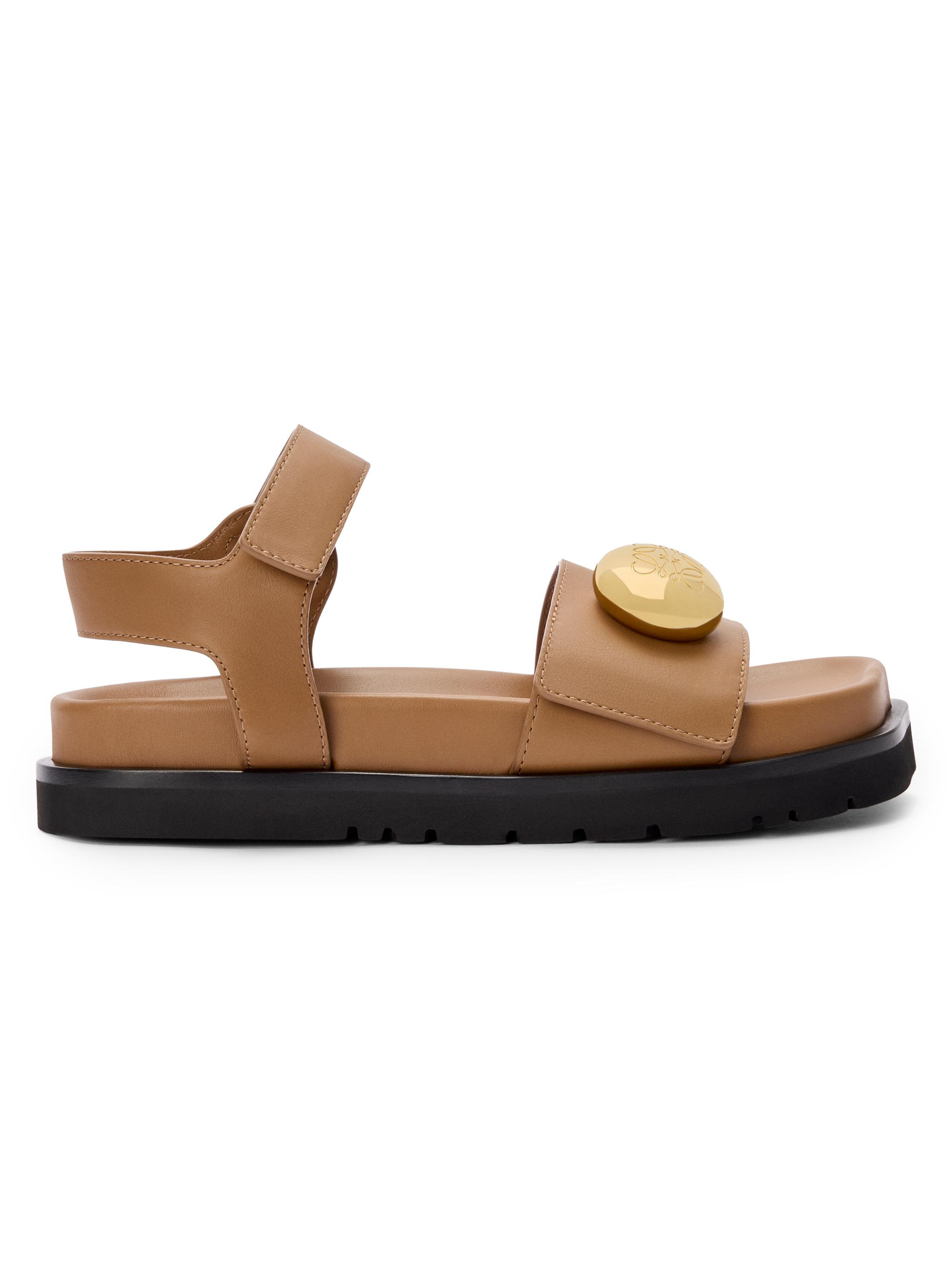 LOEWE Pebble Fussbett Leather Sandals | Saks Fifth Avenue