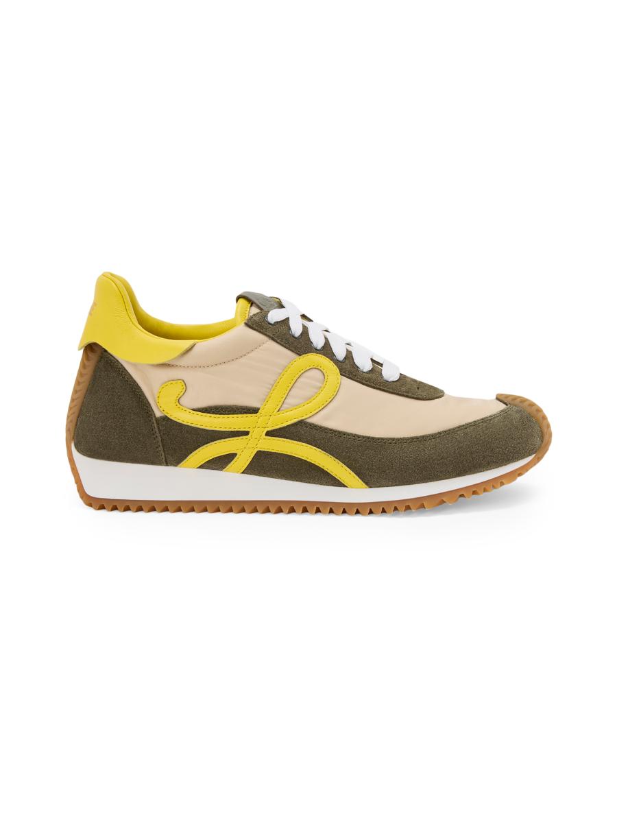 み*☆様 LOEWE HIGH TOP FLOW RUNNER 29.5 ベージ Loewe - Flow Runner White High-Top Sneaker | Mitchell Stores
