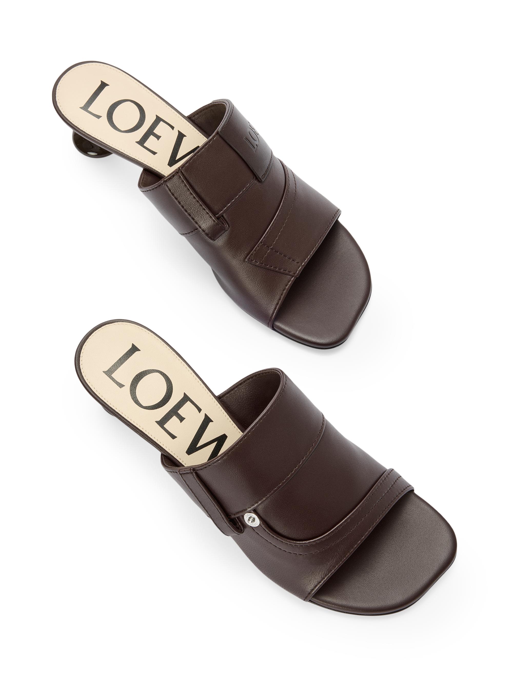 LOEWE Toy Panta 45MM Leather Mule Slides | Saks Fifth Avenue