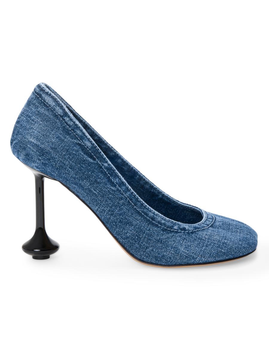 LOEWE Toy 90MM Denim Pumps | Saks Fifth Avenue