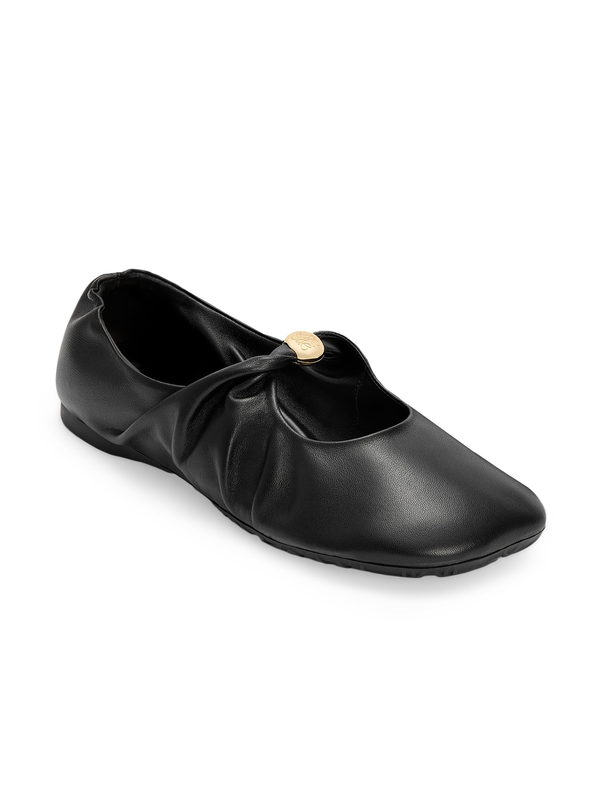 LOEWE ソフトバレリーナ 38 ブラック LOEWE Pebble Soft Ballerina Flats | Saks Fifth Avenue