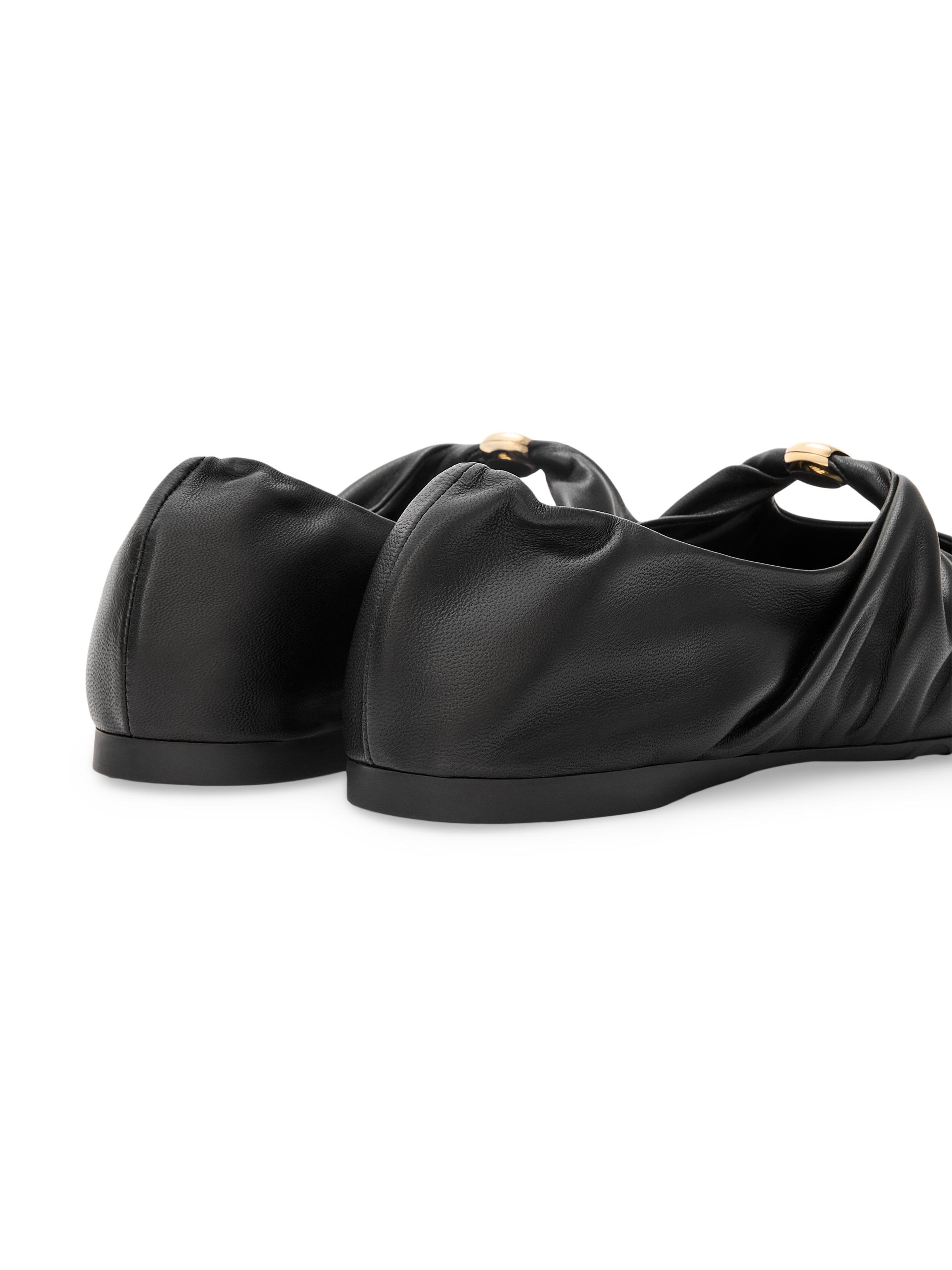 LOEWE ソフトバレリーナ 38 ブラック LOEWE Pebble Soft Ballerina Flats | Saks Fifth Avenue