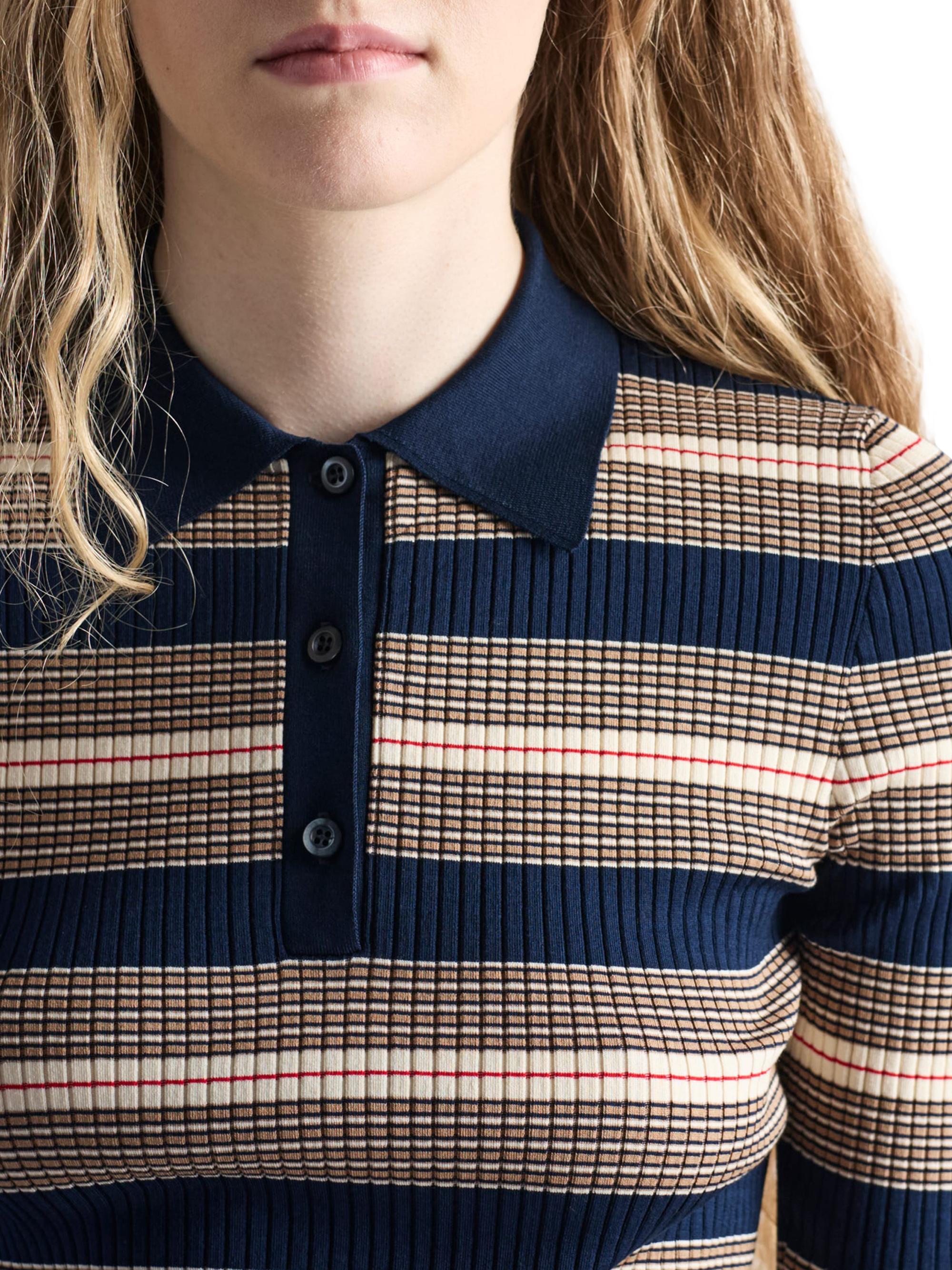 Prada Striped Cotton Polo Shirt | Saks Fifth Avenue