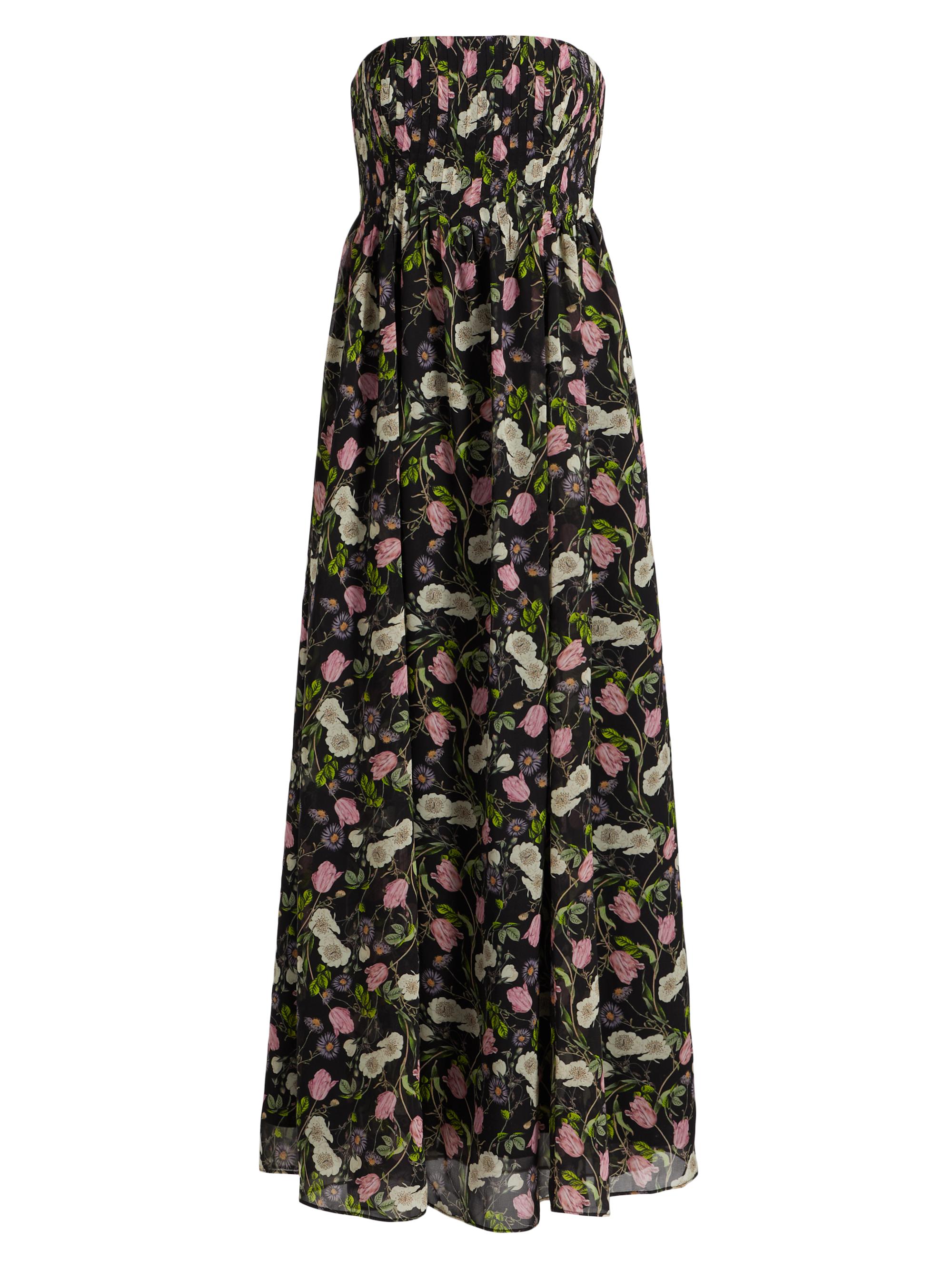 Cami NYC Women's Minoa Strapless Floral Chiffon Gown - Midnight Gardens