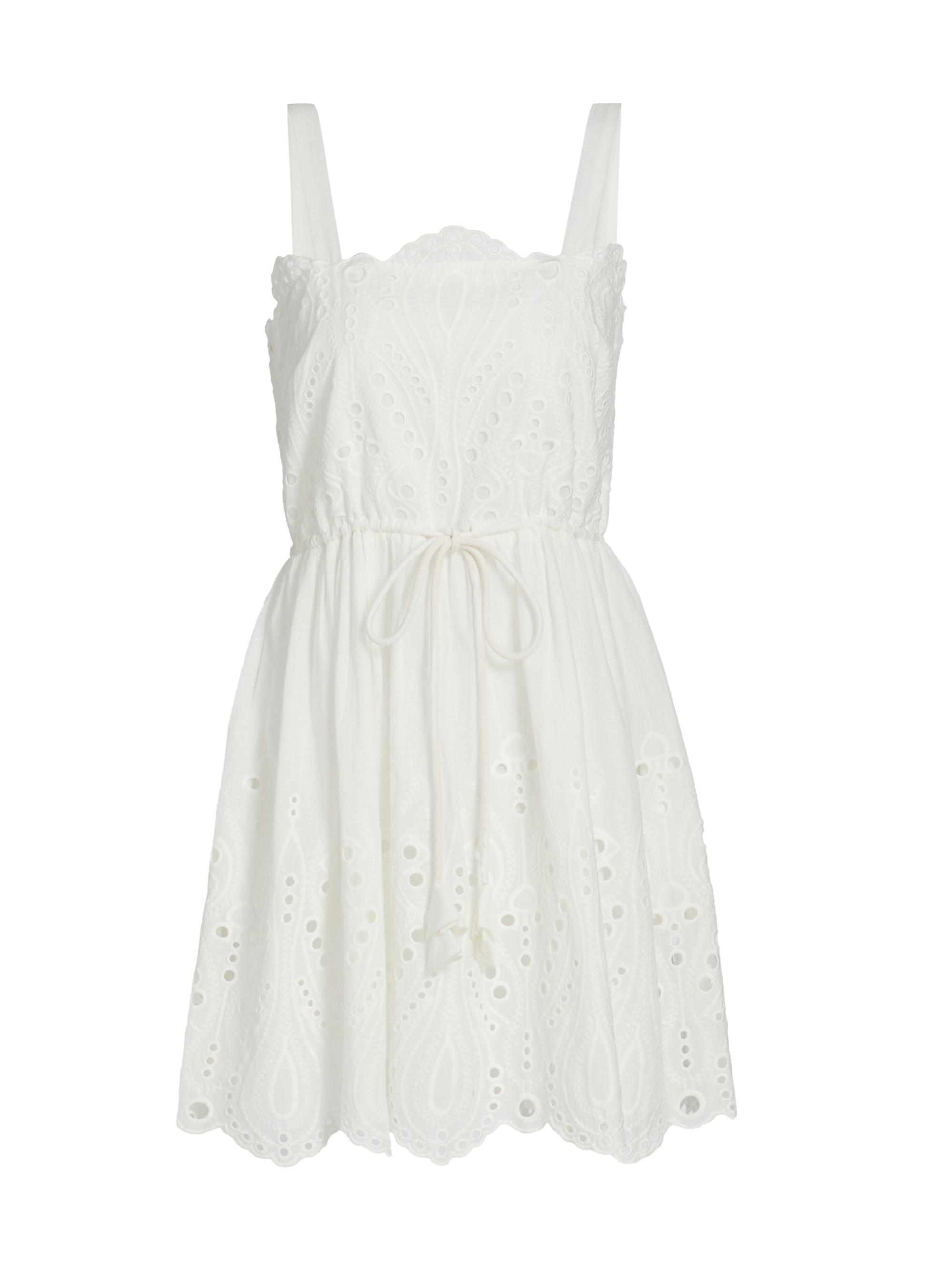 Hunter Bell Cosette Eyelet Cotton Minidress | Saks Fifth Avenue