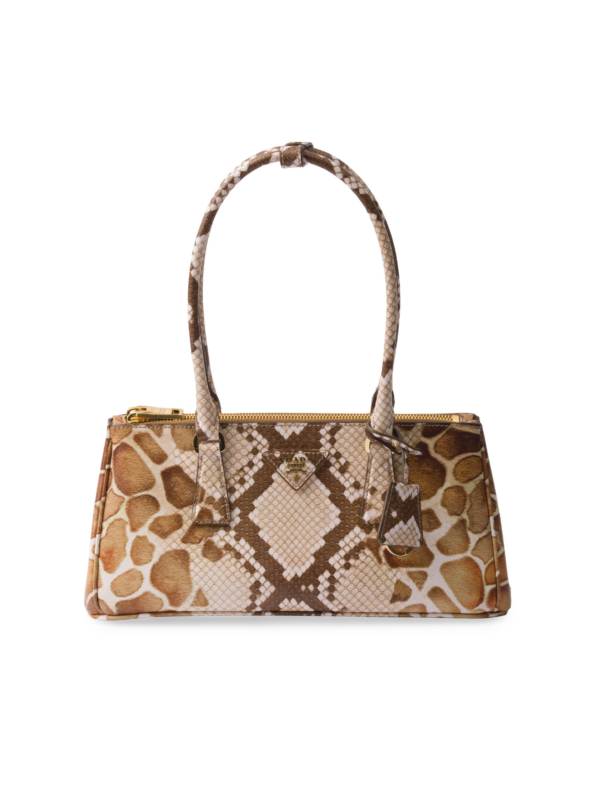 Prada Women's Galleria  Printed Saffiano Leather Top Handle Bag