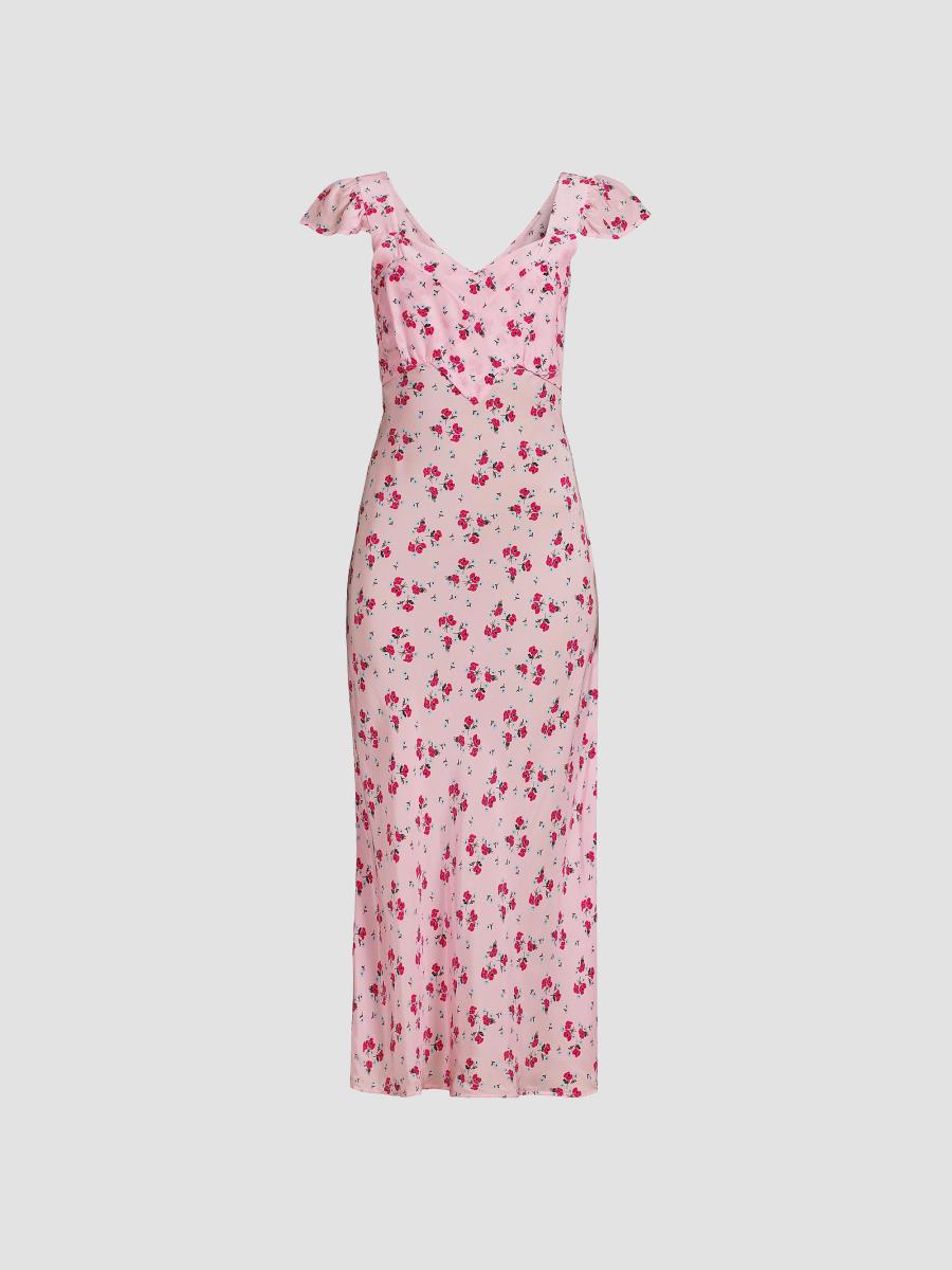 Ciao Lucia Women's Hello Sunshine Aurora Slip Midi-dress In Pink