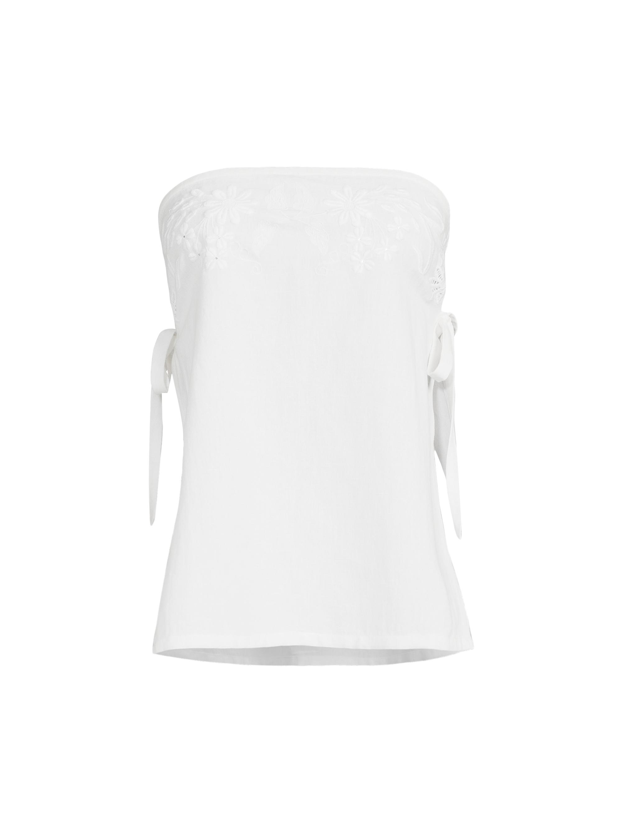 Ciao Lucia Women's Hello Sunshine Sebastian Strapless Top - White