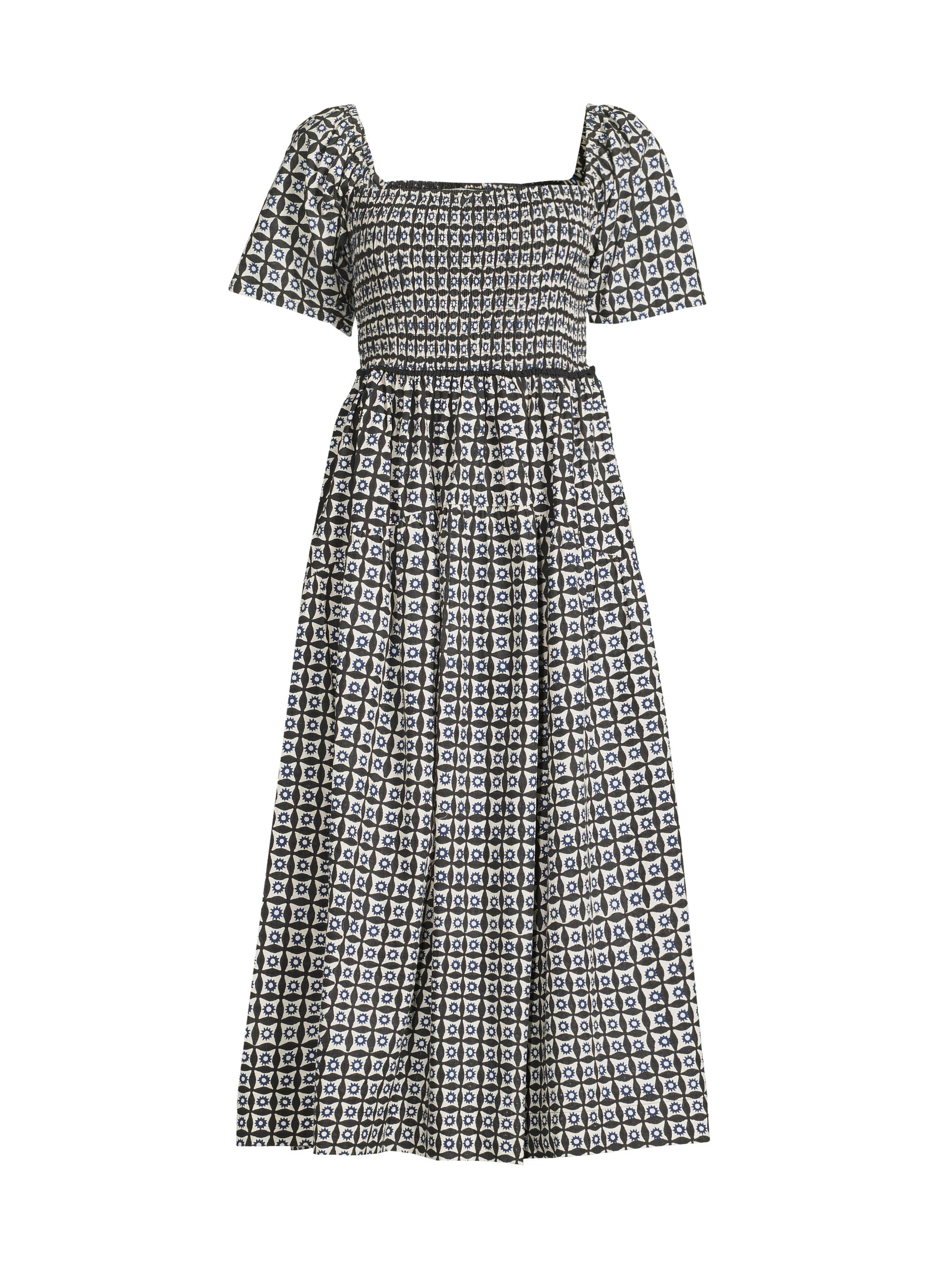 Ciao Lucia Fiorella Ruched Cotton Midi-Dress | Saks Fifth Avenue
