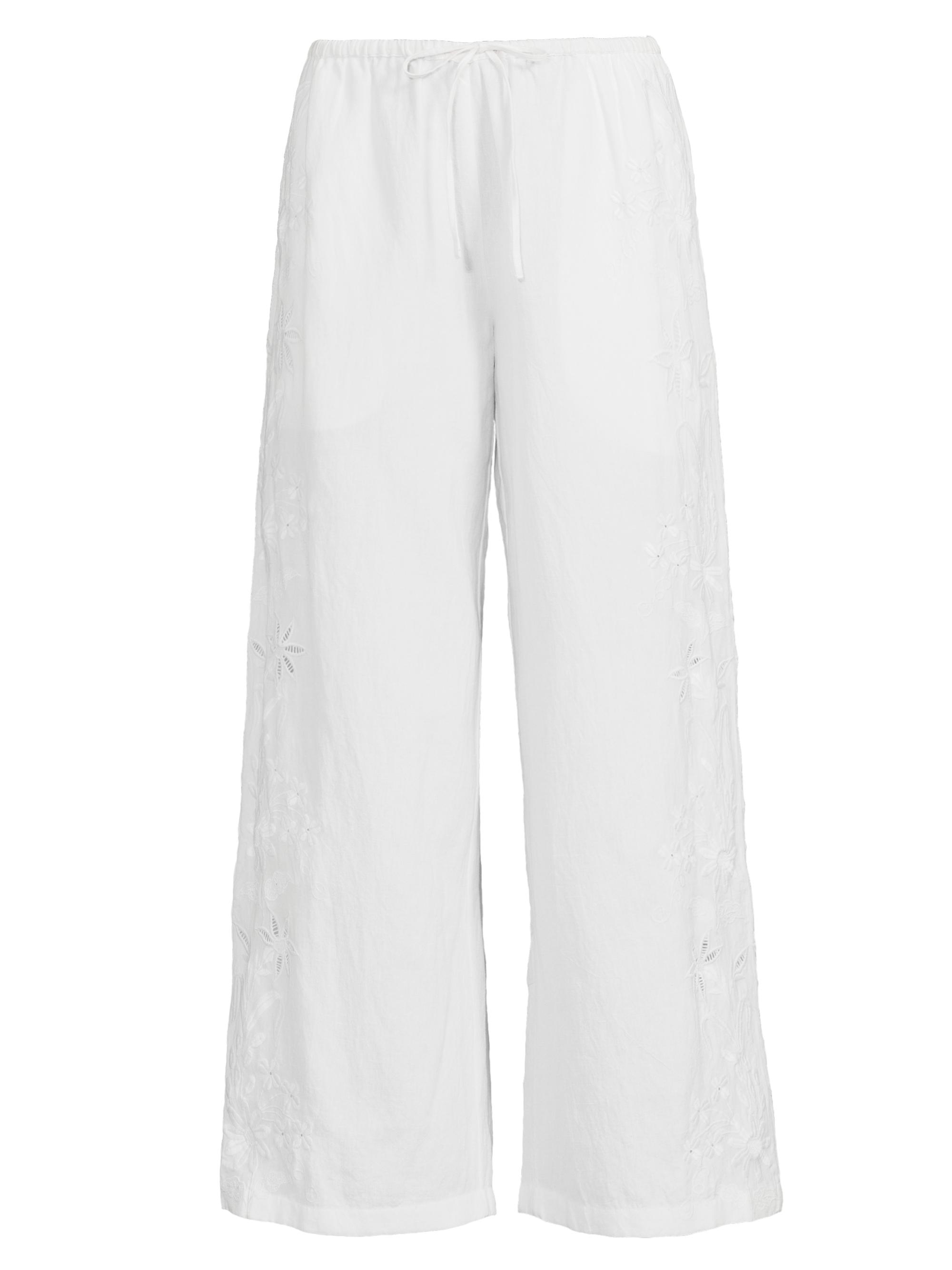 Ciao Lucia Women's Hello Sunshine Ermmano Wide-Leg Pants - White