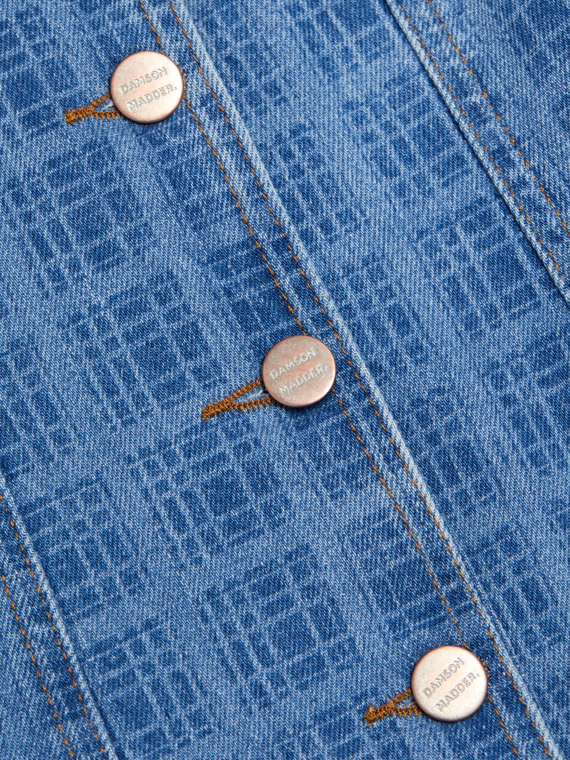 Damson Madder Adeline Shell Denim Minidress | Saks Fifth Avenue