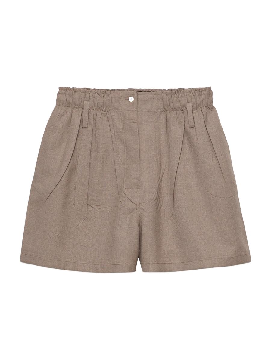 Prada Mouliné Wool Shorts | Saks Fifth Avenue