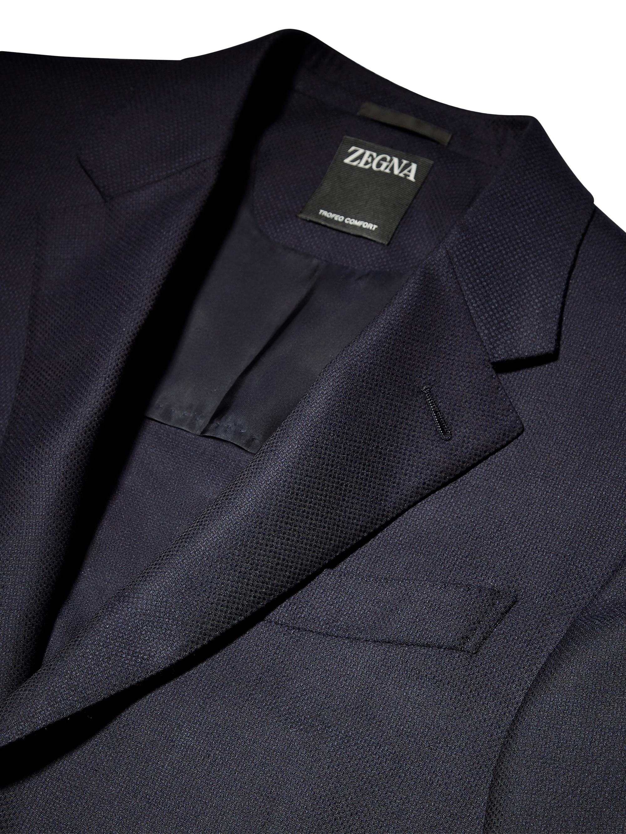 ZEGNA Trofeo Comfort Stretch Wool and Silk Jacket | Saks Fifth Avenue