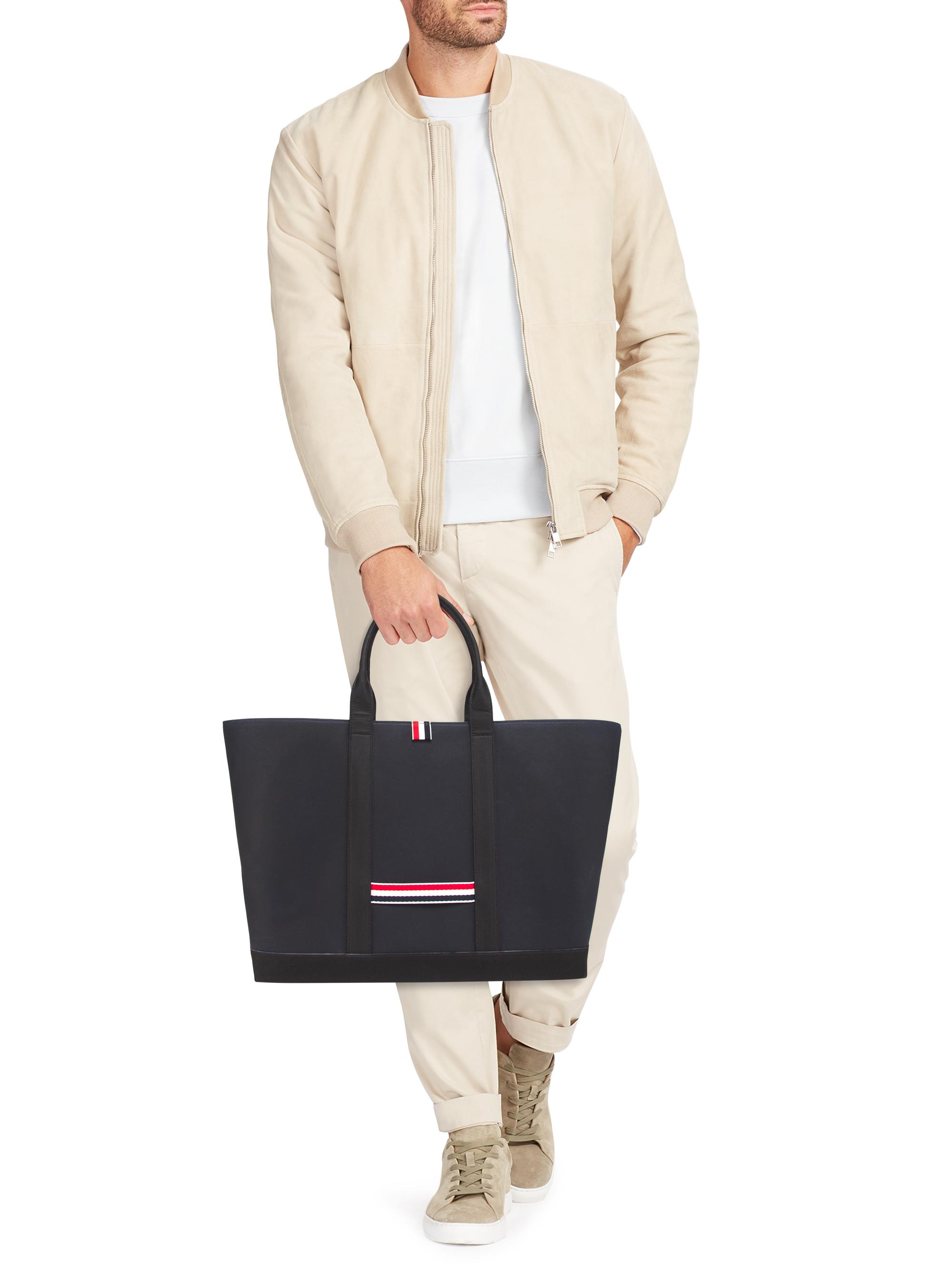 THOM BROWNE MEDIUM TOOL TOTE BAG トートバッグ Thom Browne Black