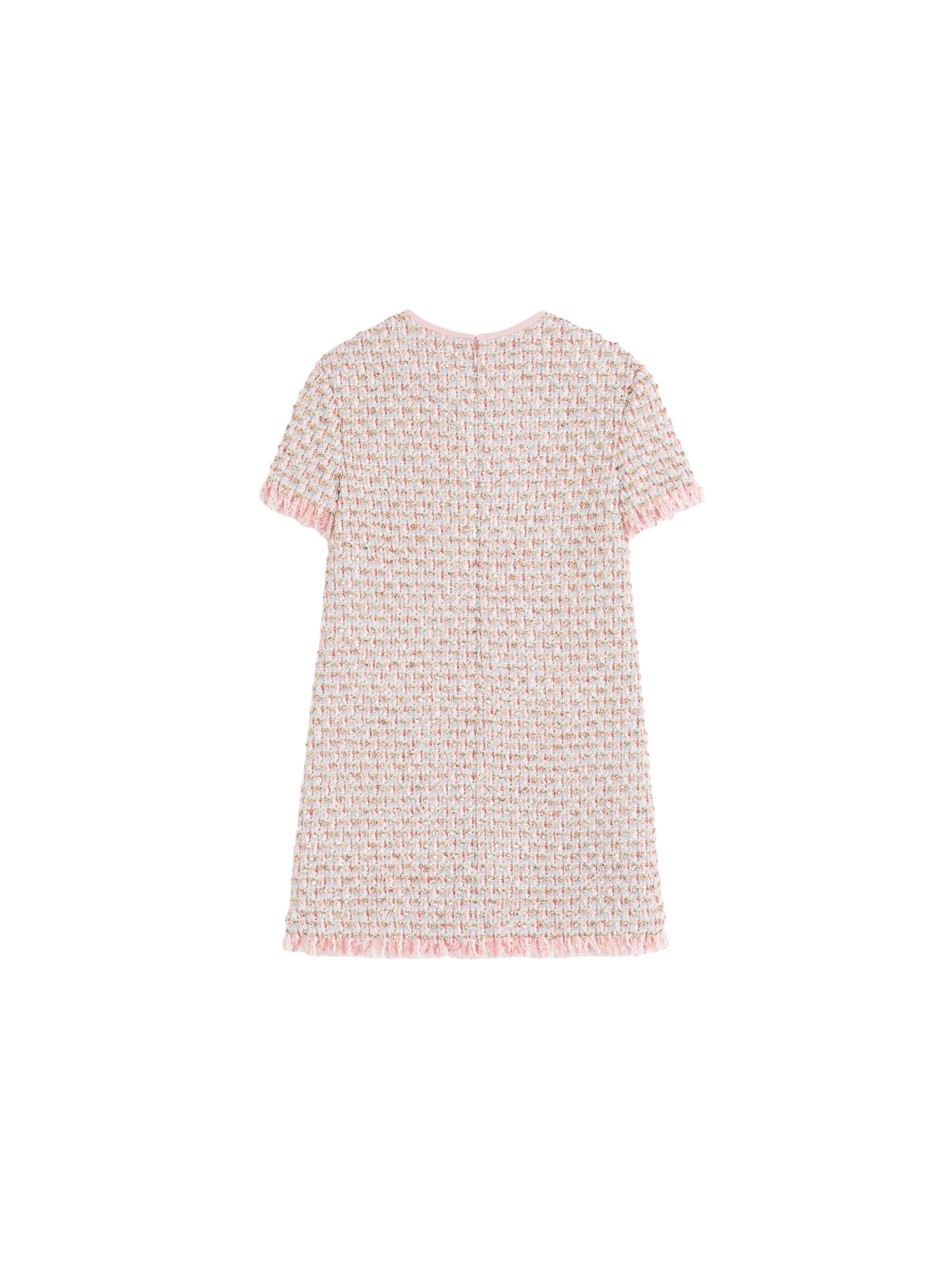 Valentino Garavani Embroidered Ribbon Tweed Short Dress | Saks