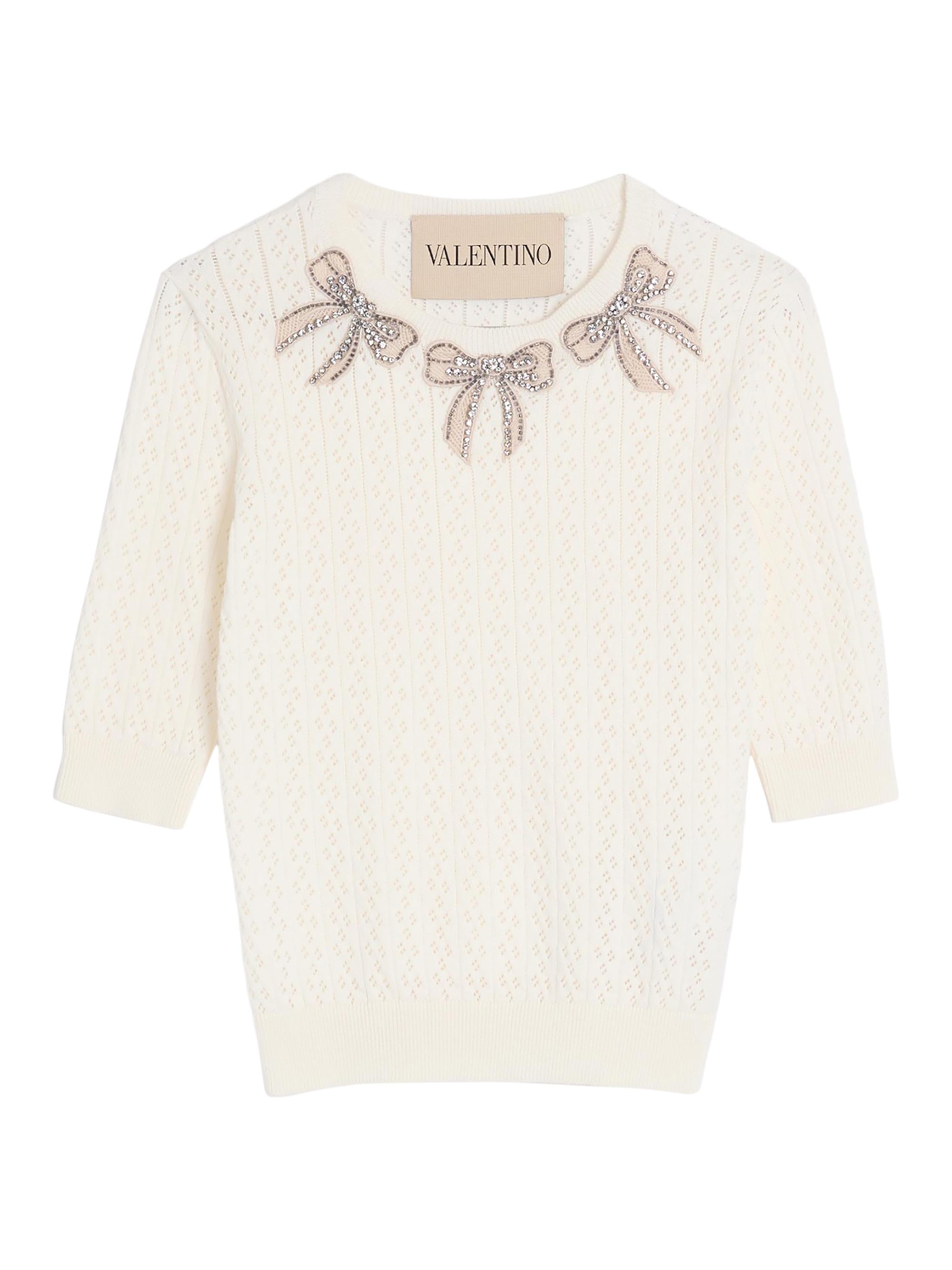 Valentino Garavani Women's Embroidered Cotton Top -
