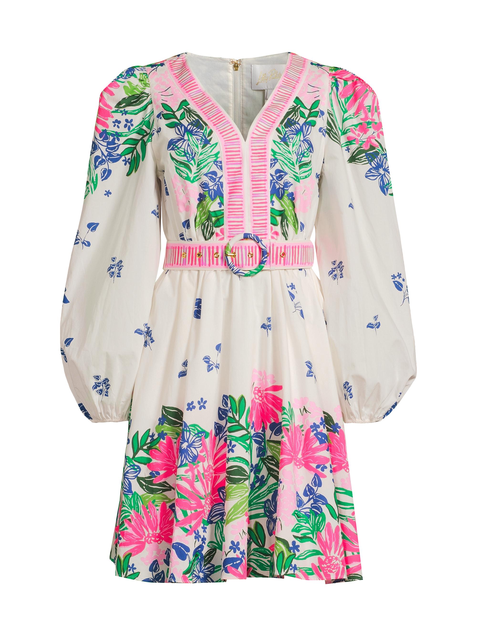 Lilly Pulitzer Women's Chyanna Floral Cotton Belted Minidress - Multi Endless Summers
