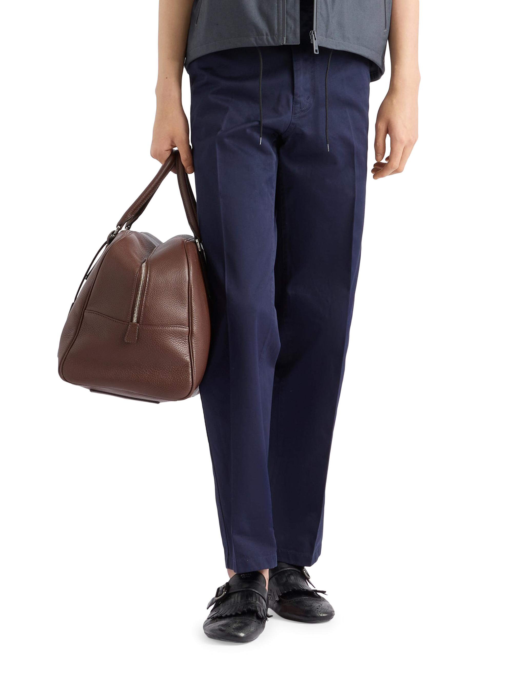 パンツ PRADA Logo Cotton Chino Pants Prada Cotton Chino Pants | Saks Fifth Avenue