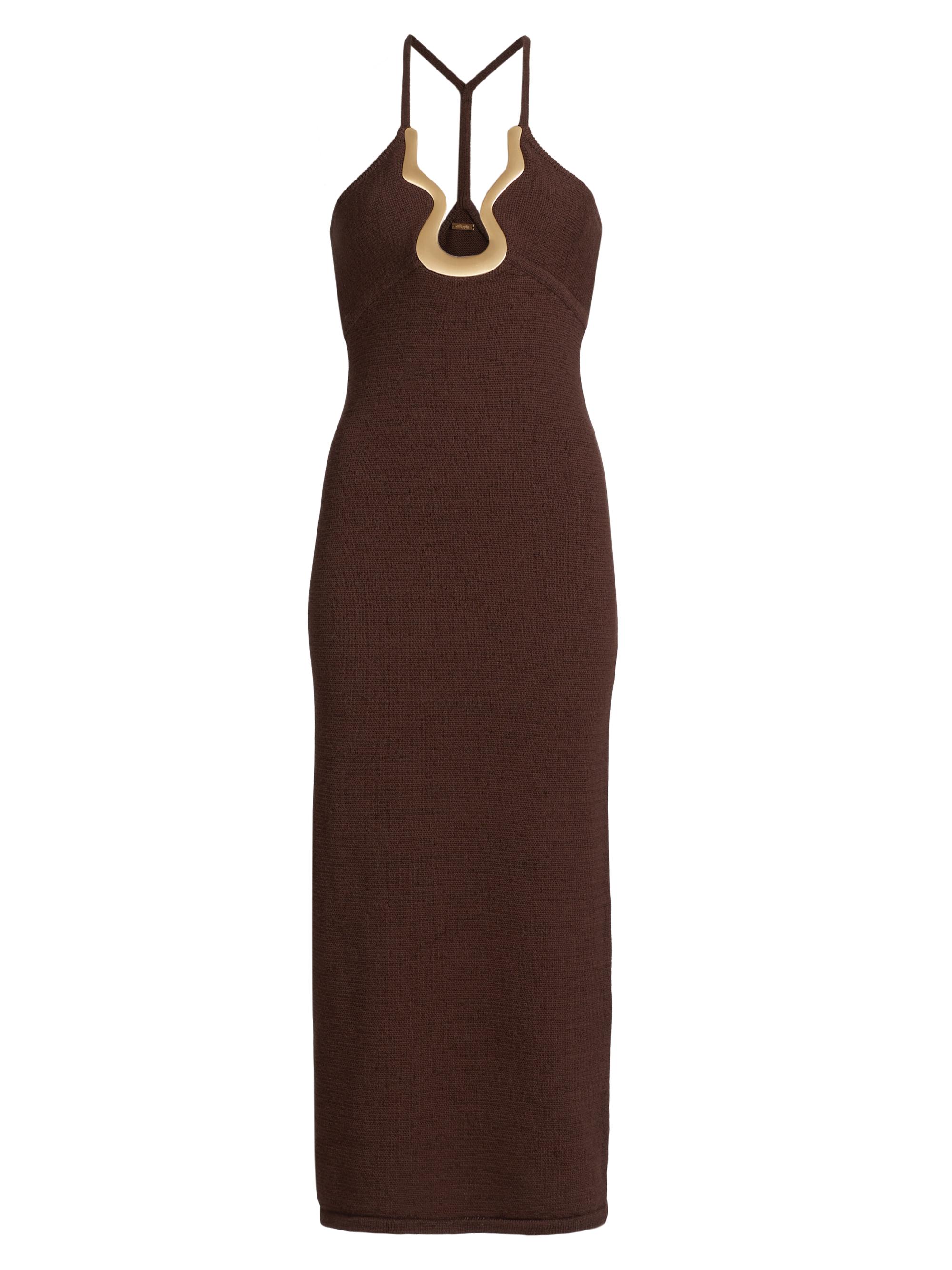 Valma Halterneck Midi-Dress