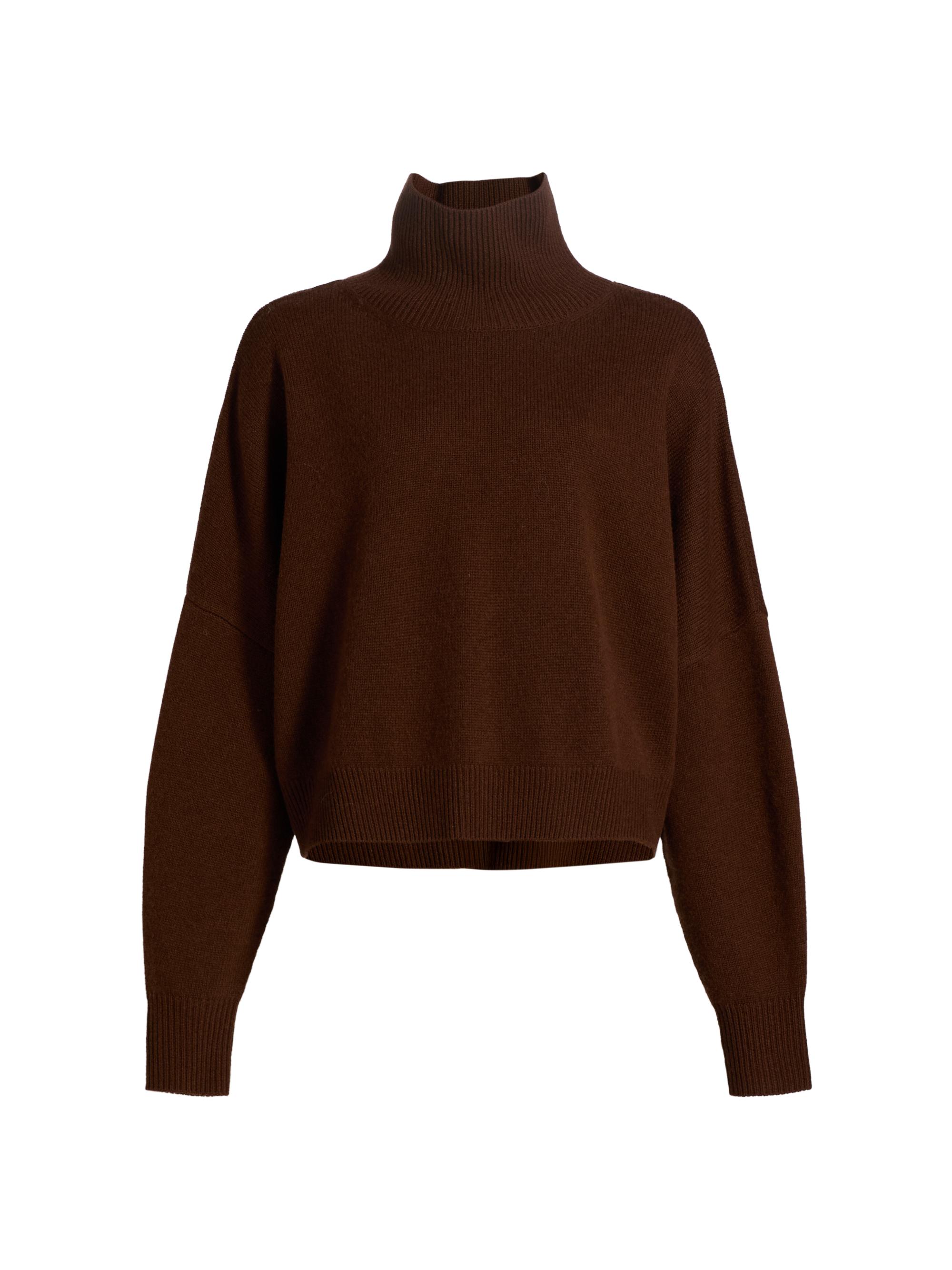 Loulou de Saison Women's Luke Wool-Cashmere Turtleneck Sweater - Brown