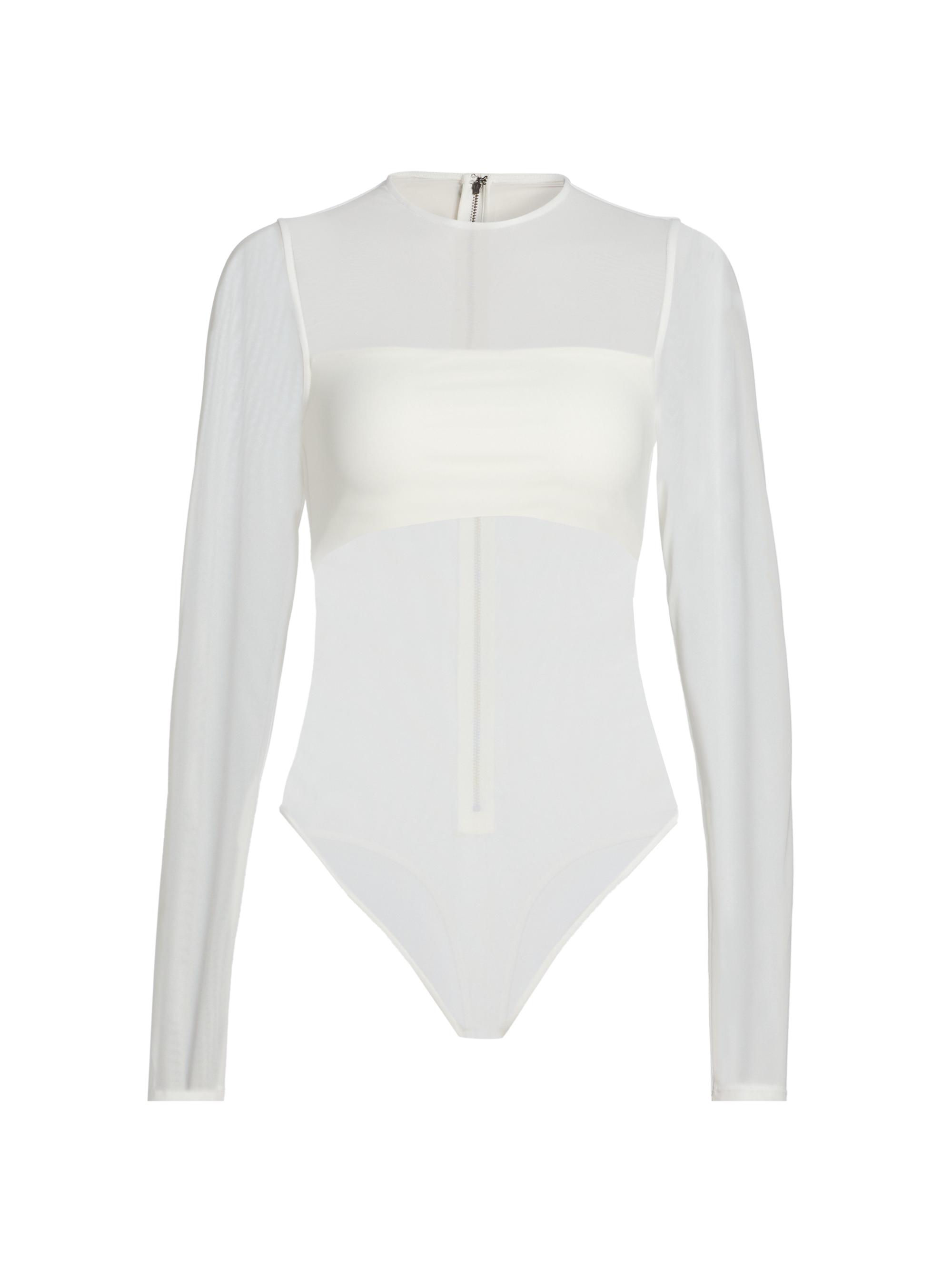 ALICE + OLIVIA Leon Vegan Leather Crop Shirt | Saks Fifth Avenue