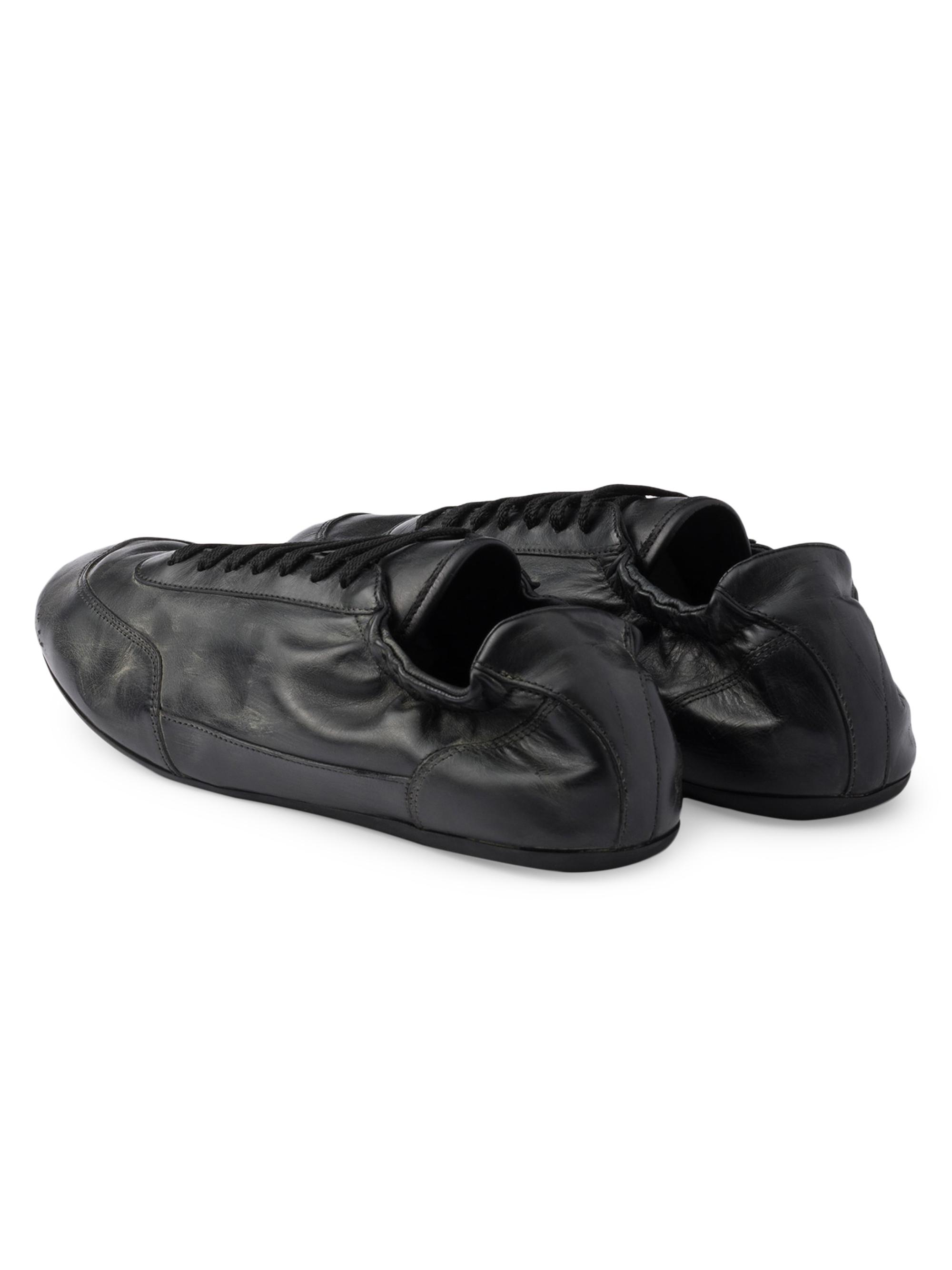 Prada Collapse Leather Sneakers | Saks Fifth Avenue