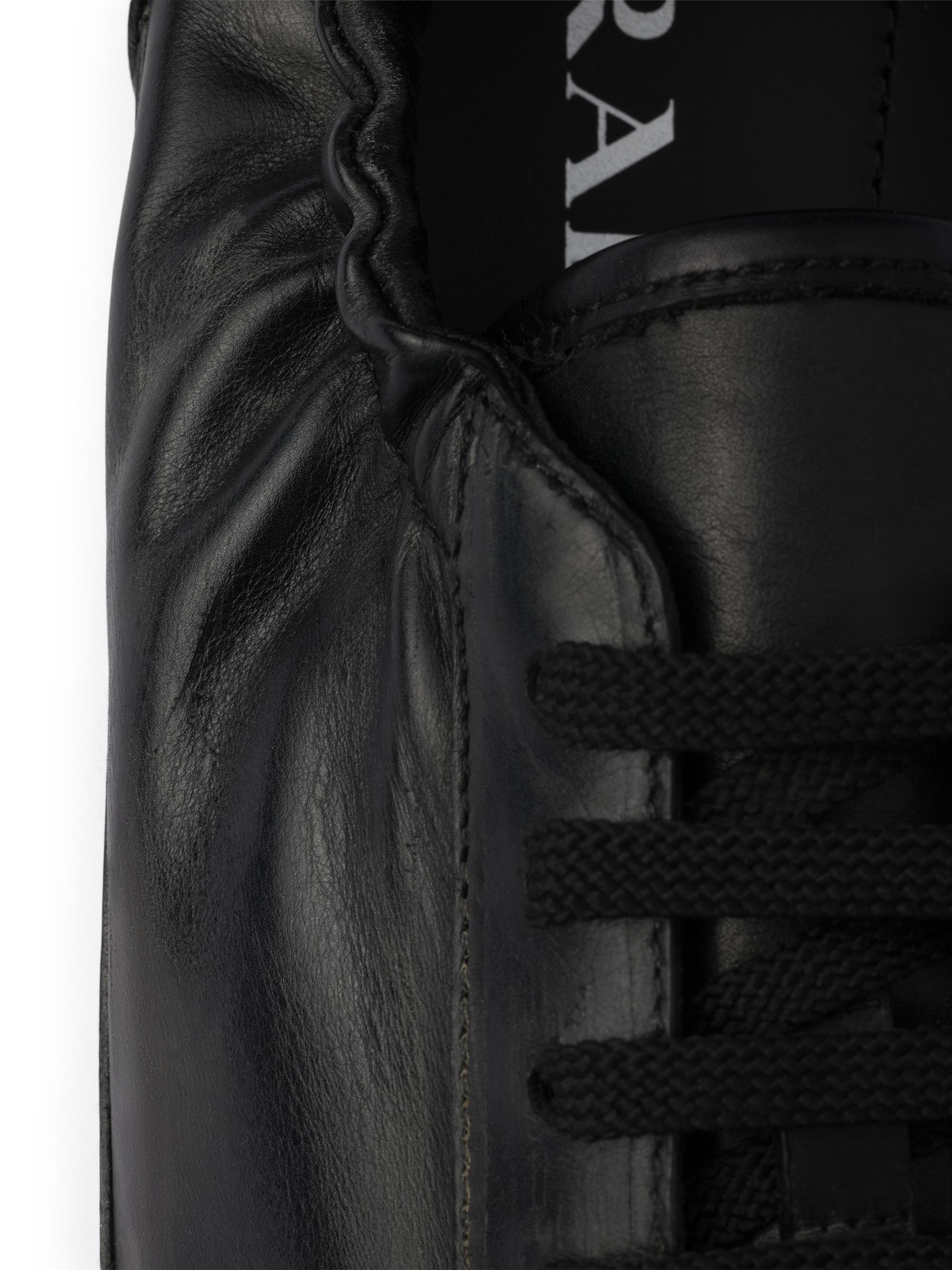 Prada Collapse Leather Sneakers | Saks Fifth Avenue