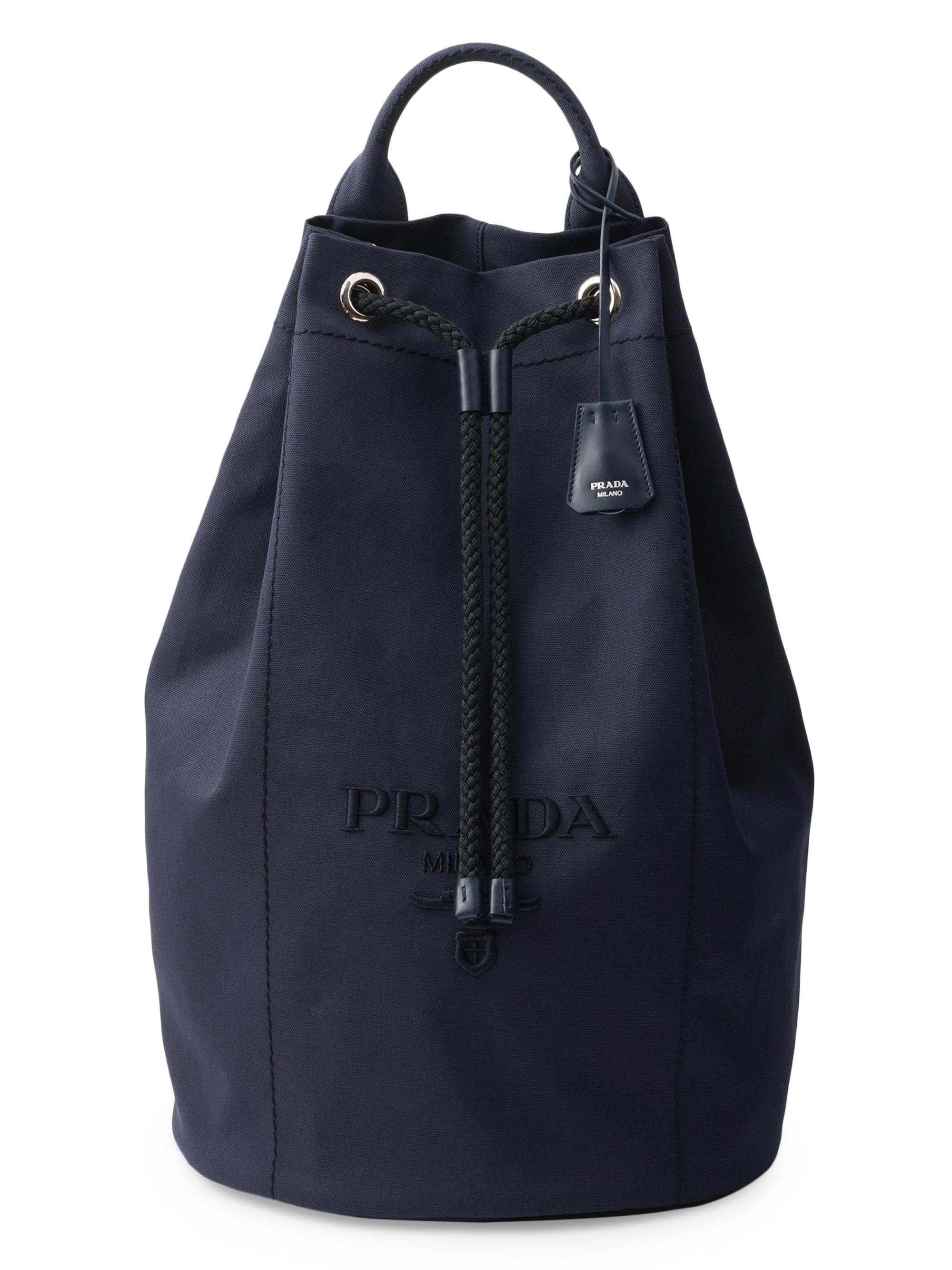 Prada Canvas Drawstring Duffle Bag | Saks Fifth Avenue